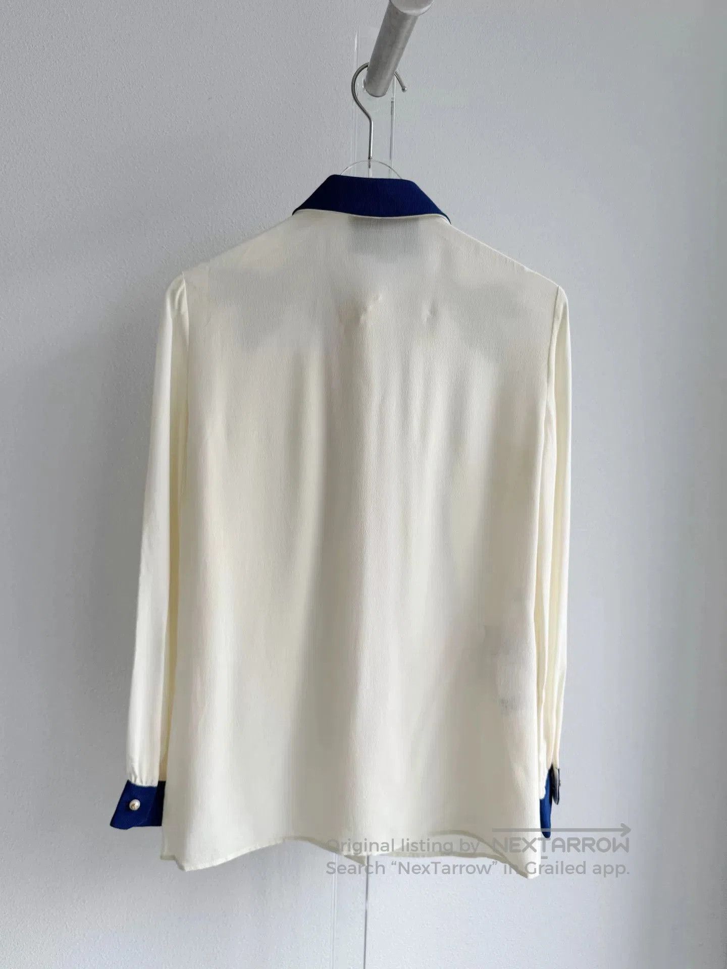 Gucci Gucci Silk Shirt with Bee Embroidery. Size XS / US 0-2 / IT 36-38 - 3 Thumbnail