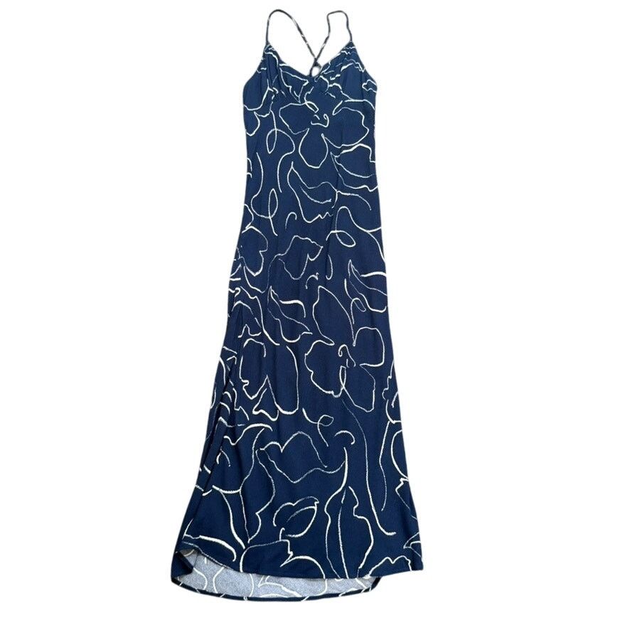 Madewell Madewell Layton Slip Dress in Blue, Size US 4 Size S / US 4 / IT 40 - 4 Thumbnail