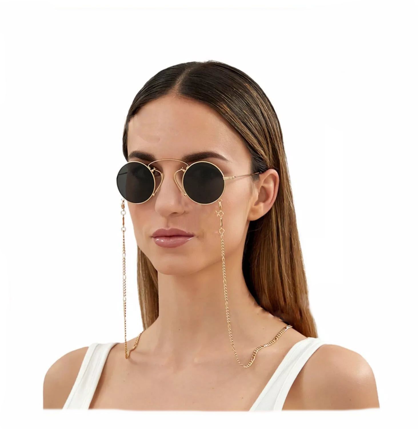 Gucci GUCCI GG0991S ARIA Pinke-nez 0991 Black Gold Chain 002 Size ONE SIZE - 12 Thumbnail