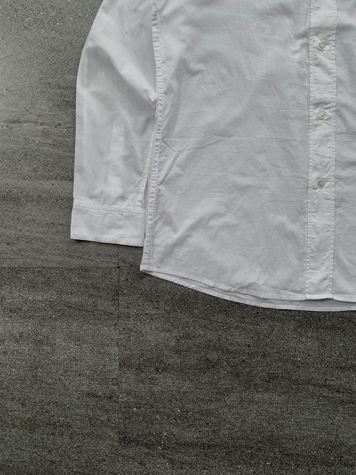 Yohji Yamamoto FREE TAX! Ys Basic White Ls Shirt Size US S / EU 44-46 / 1 - 4 Thumbnail