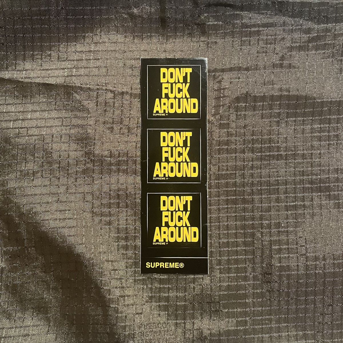 Supreme “Don’t Fuck Around” Sticker Set (FW22) Size ONE SIZE - 1 Preview