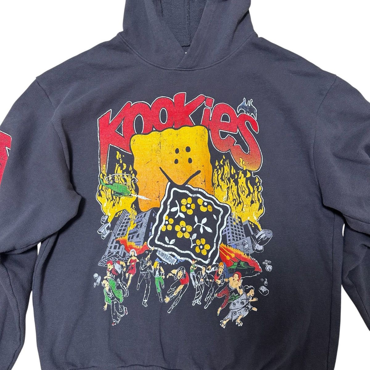 Kapital KAPITAL Hooded Sweatshirt (BUSTER PECKISH RAINBOWY pt) Size US L / EU 52-54 / 3 - 2 Thumbnail