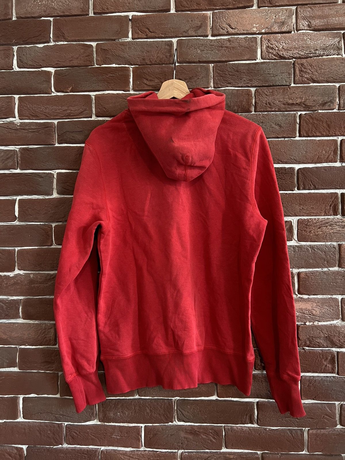 Nike Vintage 00s Y2K Nike Spellout Grey Tag Hoodie S Red Size US S / EU 44-46 / 1 - 2 Thumbnail