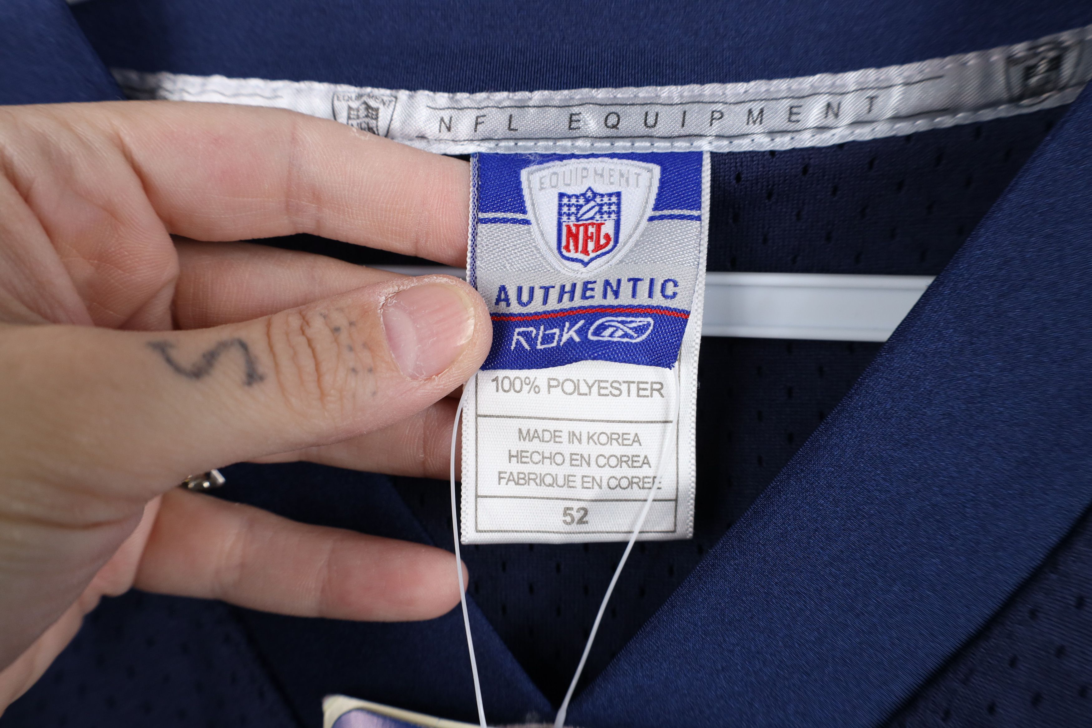 Reebok Deadstock Vintage Reebok Chicago Bears Football Jersey Blue Size US XXL / EU 58 / 5 - 11 Thumbnail