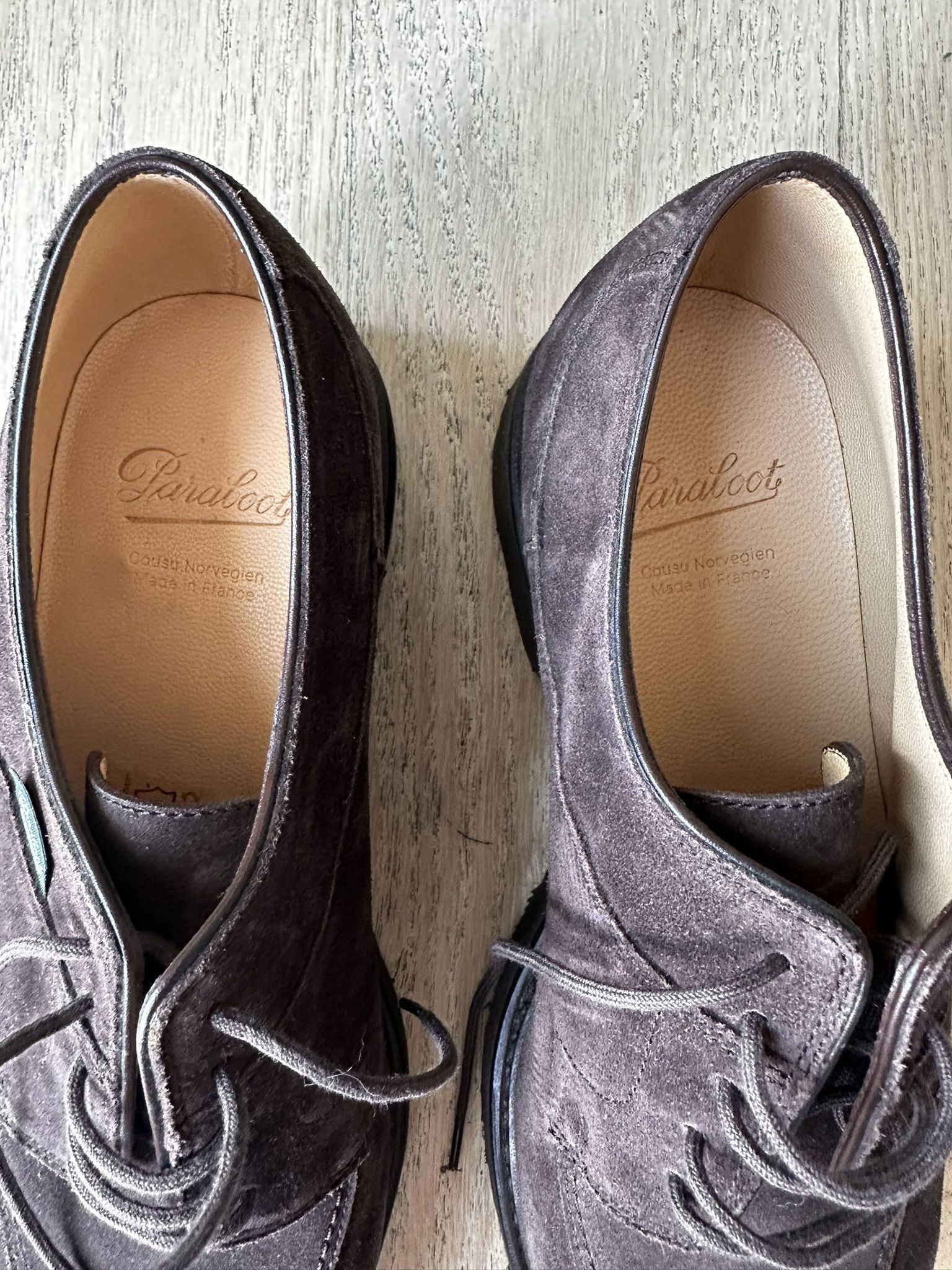 Paraboot Paraboot Avignon Griff II Velour Congo Chocolate Suede Shoes Size US 8 / EU 41 - 2 Thumbnail