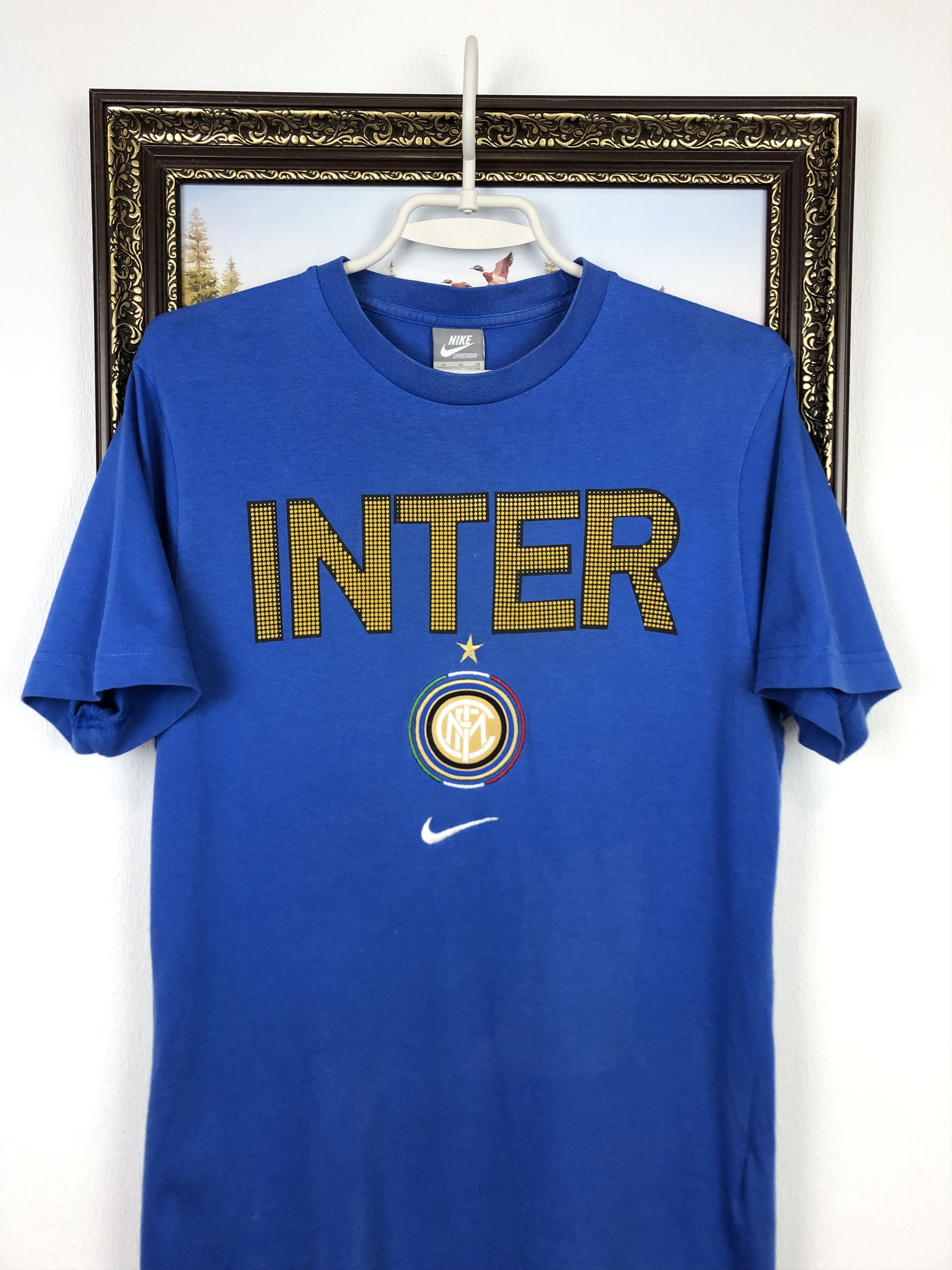 Nike Inter Milan Nike Football Shirt Jersey Maglia Tee Soccer Size US M / EU 48-50 / 2 - 2 Thumbnail