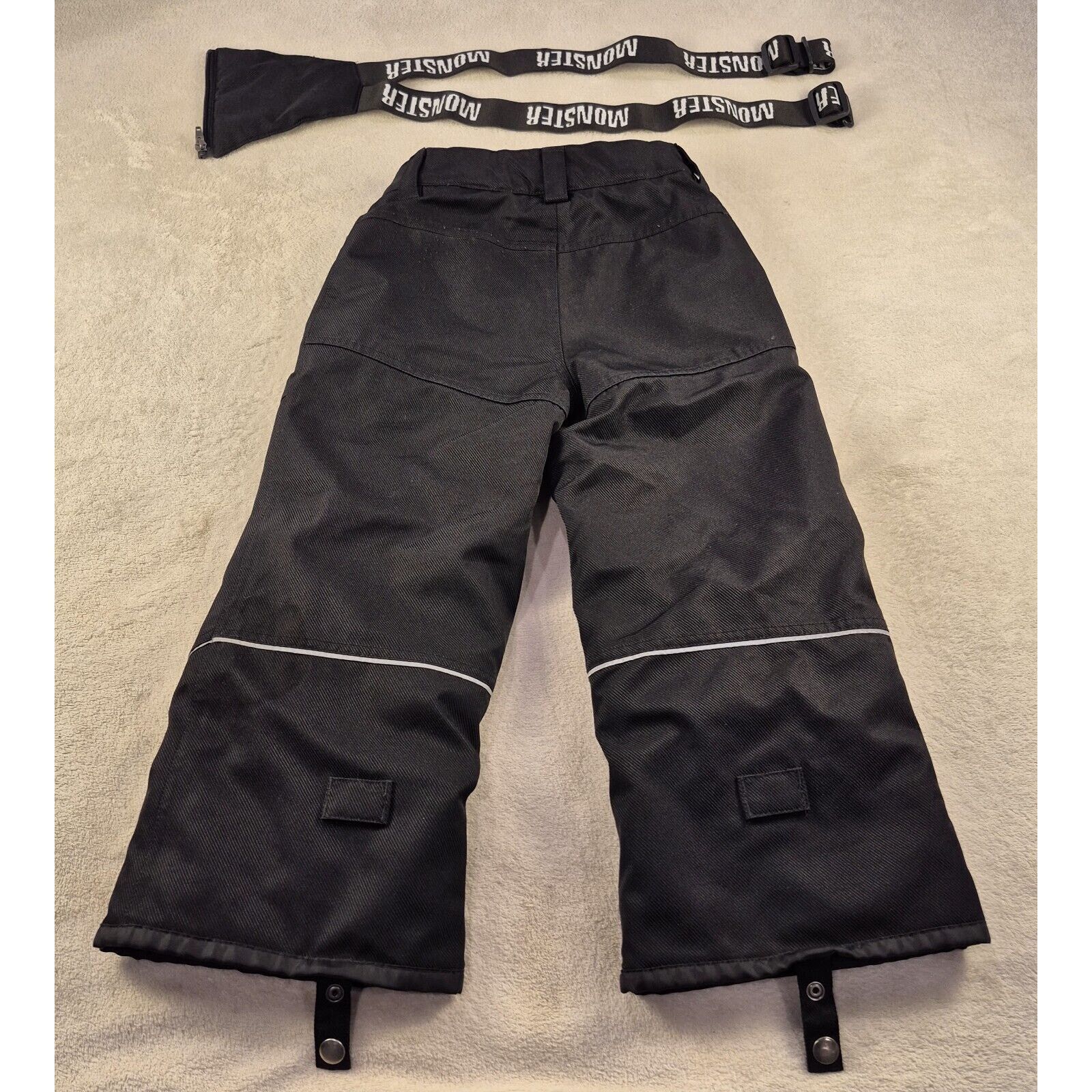 & Other Stories Monster Snow Pants Black Kid's 5 Ski Removable Suspenders Size ONE SIZE - 10 Thumbnail