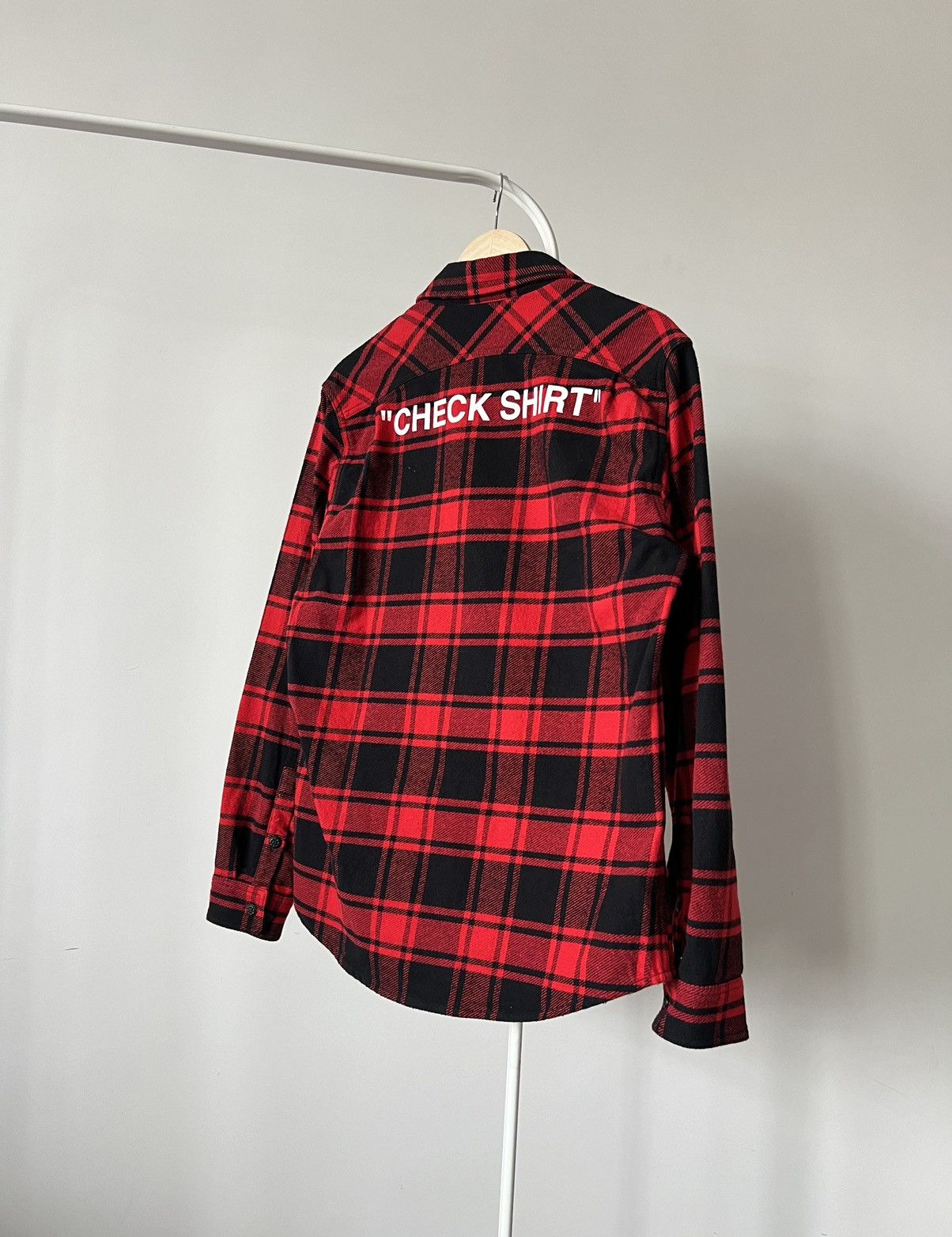 Off-White Off White SSENSE Exclusive “Check Shirt” Flannel Size M Size US M / EU 48-50 / 2 - 6 Thumbnail