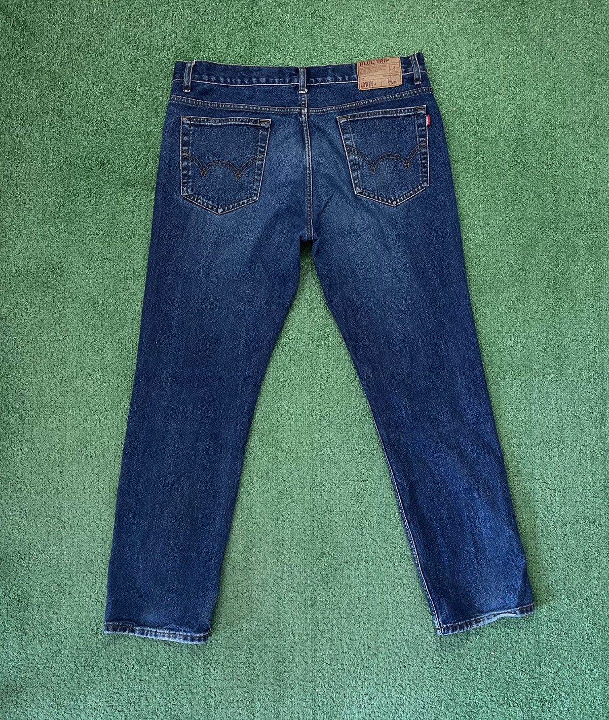 Edwin × Japanese Brand × Vintage Edwin Denim Pants Blue Jeans Size US 38 / EU 54 - 2 Thumbnail