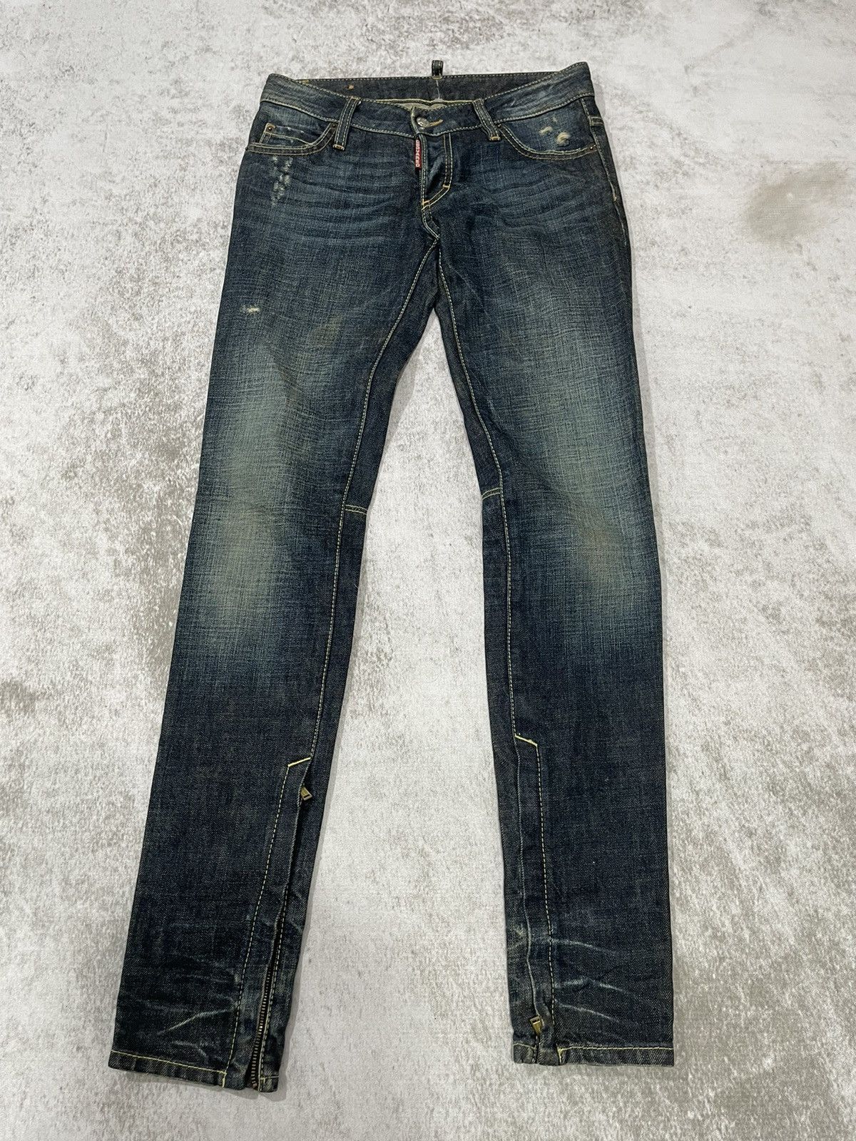 Hysteric Glamour × If Six Was Nine × Le Grande Bleu (L.G.B.) 2000s Dsquared2 skiny japan denim pants punk style Size US 28 / EU 44 - 1 Thumbnail