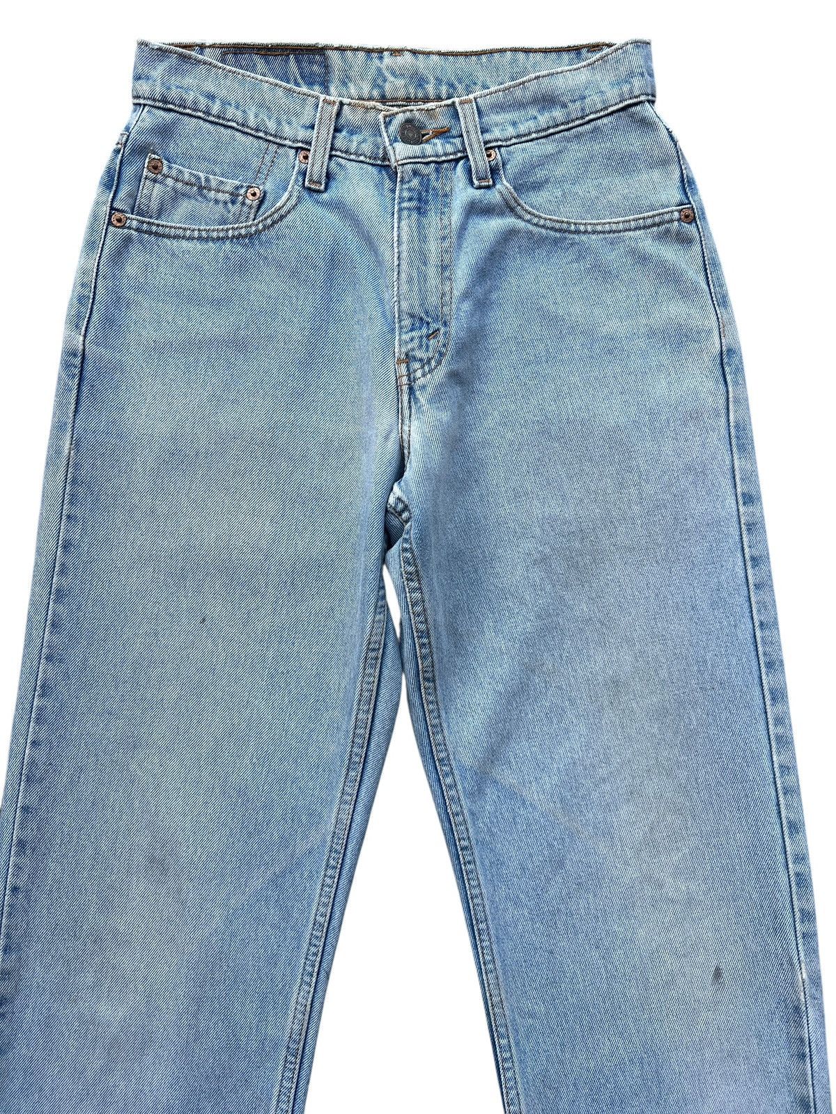 Levi's Vintage 90s Levis 505 Batwing Tag Stone Wash Jeans 28x32 Size 28" / US 6 / IT 42 - 4 Thumbnail