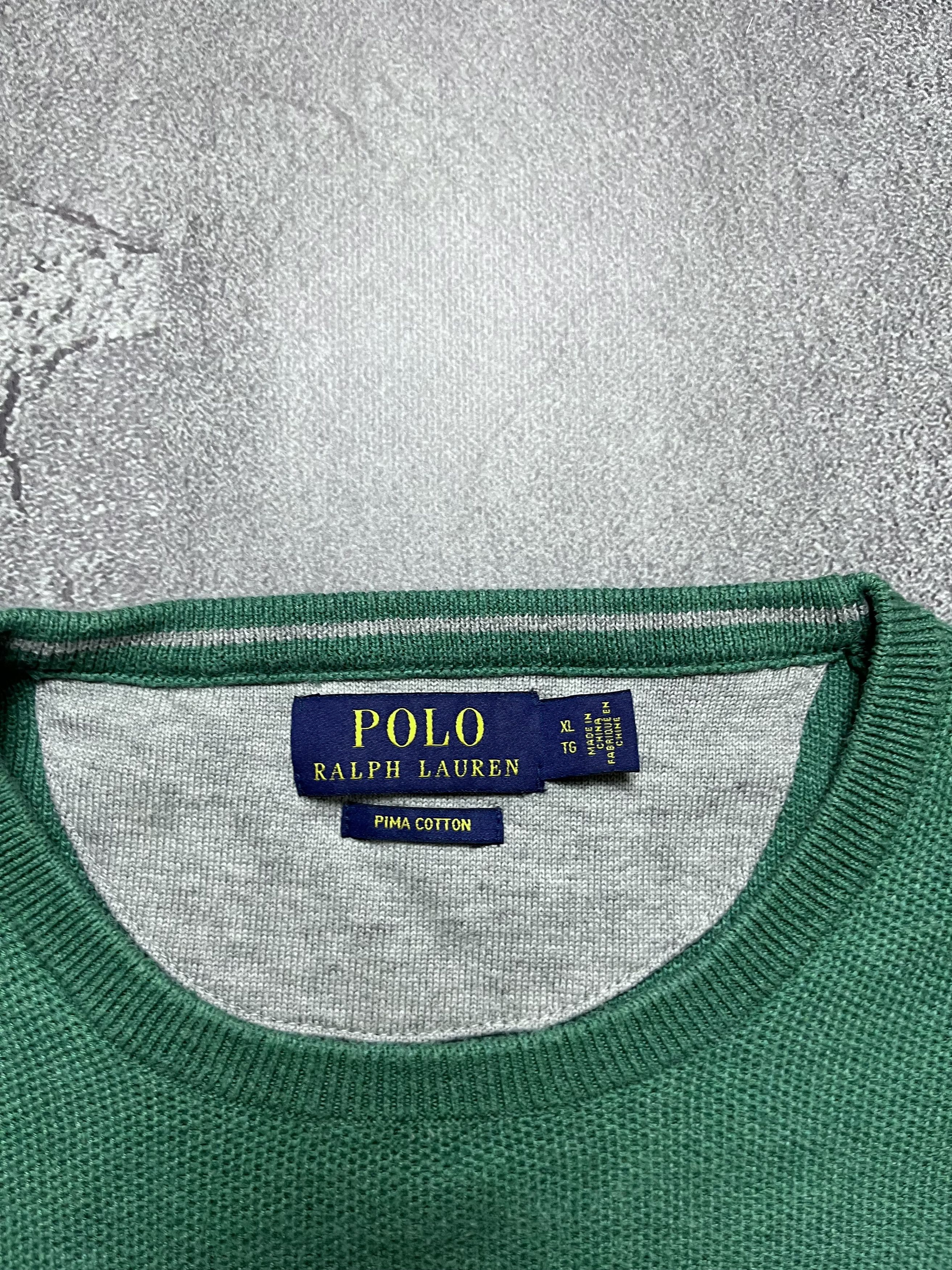 Polo Ralph Lauren Vintage Long Sleeve Polo Ralph Lauren Big Pony Mens XL Size US XL / EU 56 / 4 - 4 Thumbnail