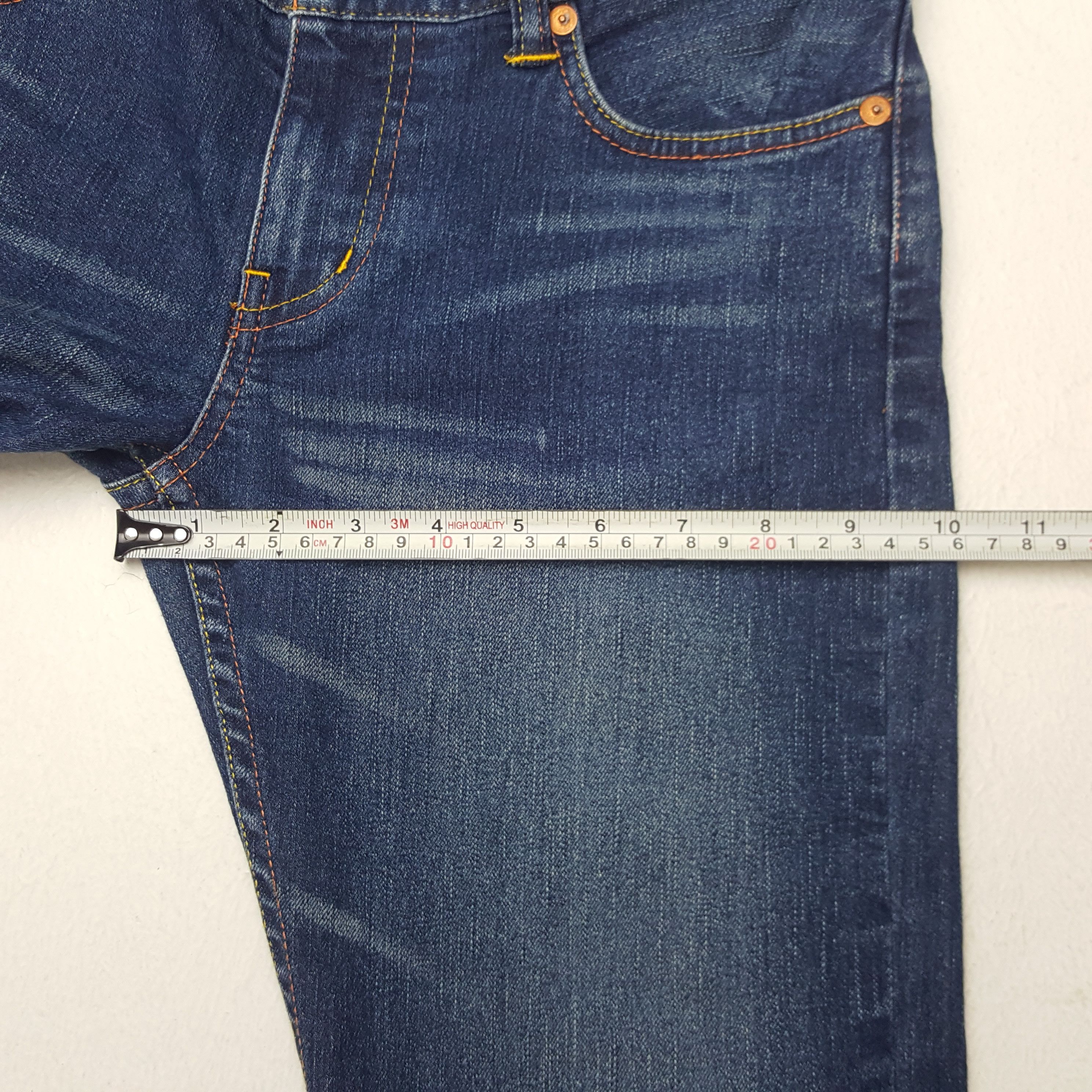 Evisu × Japanese Brand × Vintage Vintage Evisu Japanese Brand Daicock Custom Art Denim Jeans Size 31" - 12 Thumbnail
