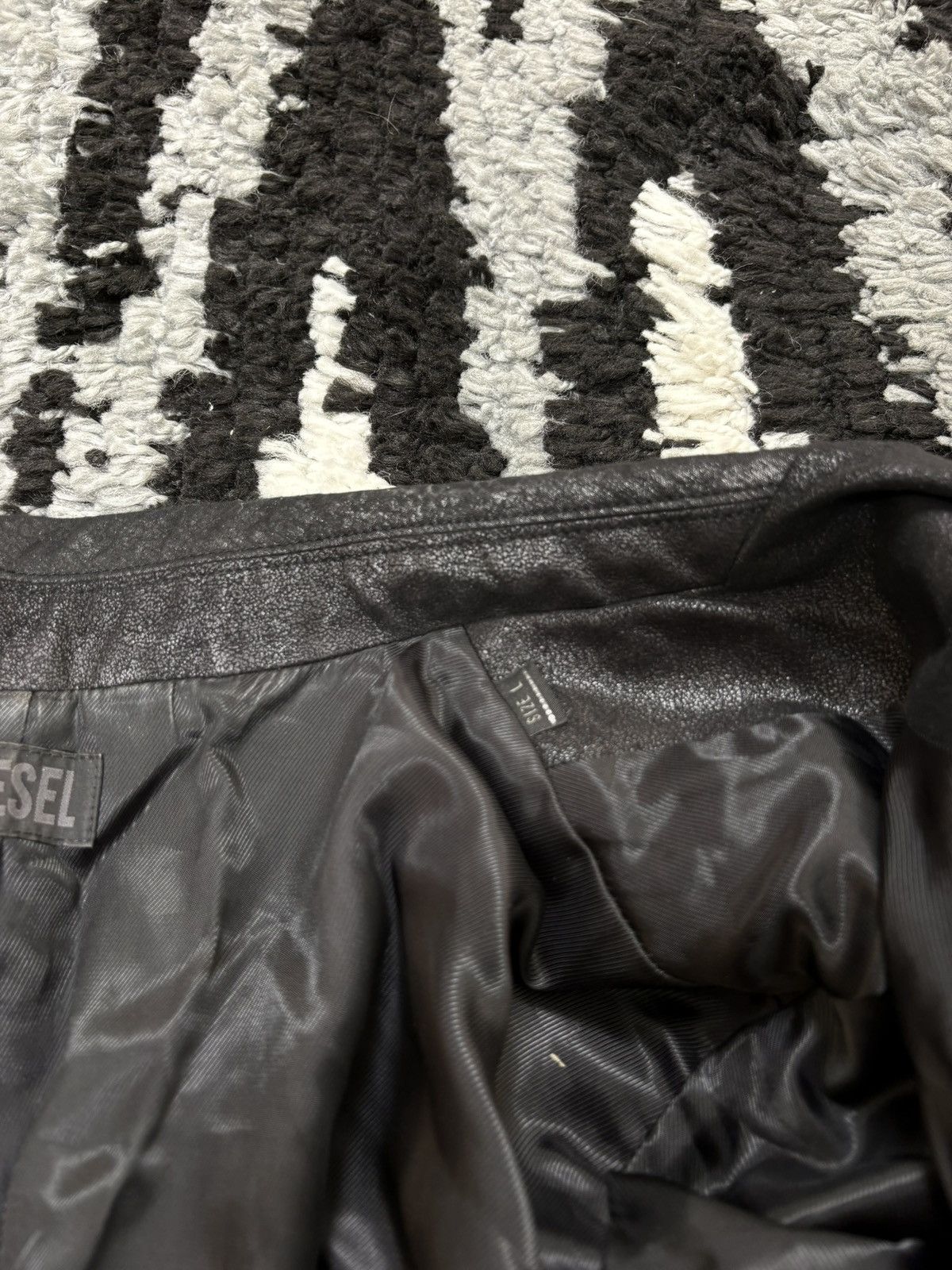 Diesel Vintage 00s diesel shiny aluminum blazer jacket avant garde Size L / US 10 / IT 46 - 4 Thumbnail