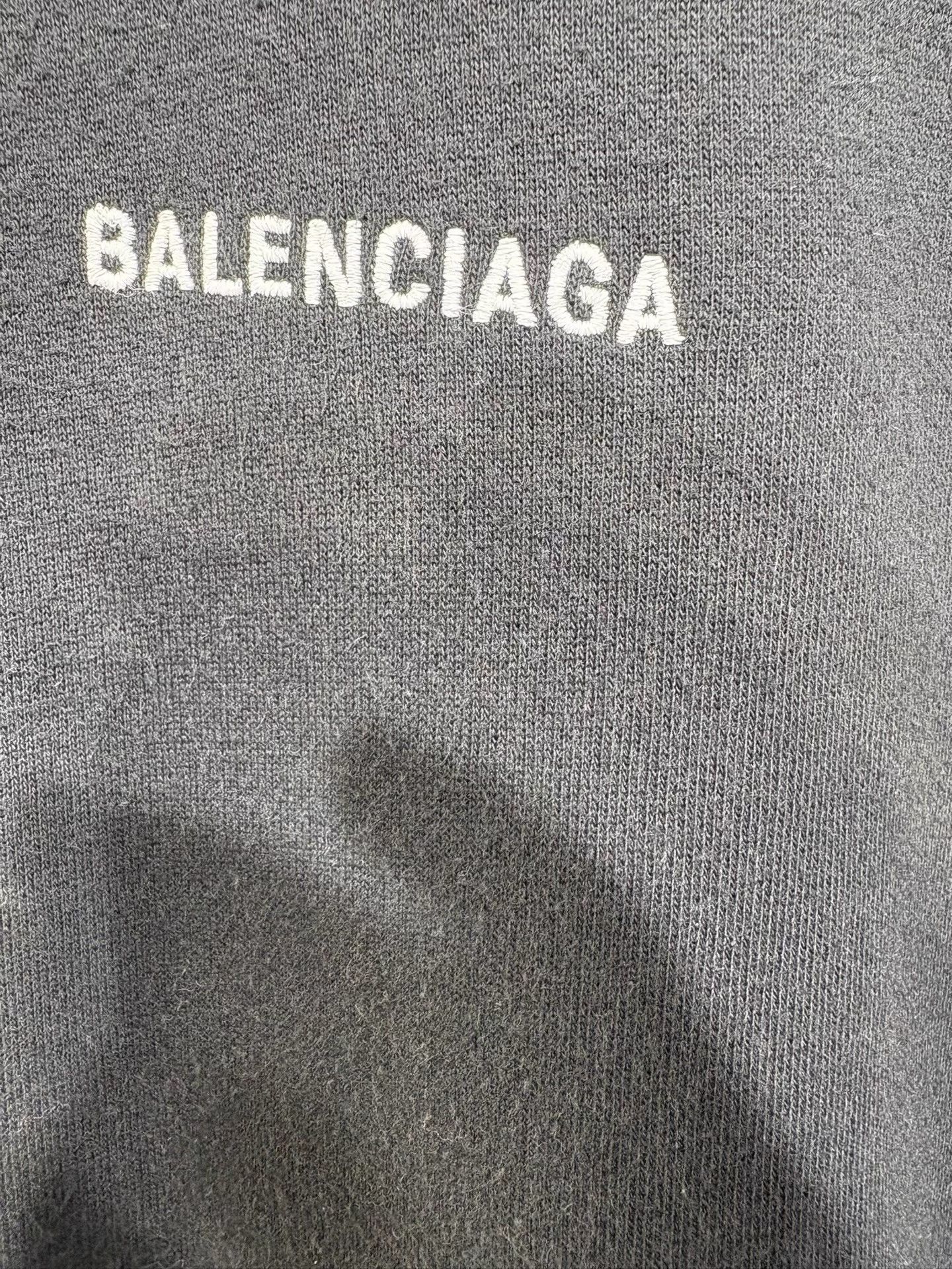 Balenciaga Balenciaga Chest Embroidered Logo Hoodie K29 Size US XS / EU 42 / 0 - 3 Thumbnail