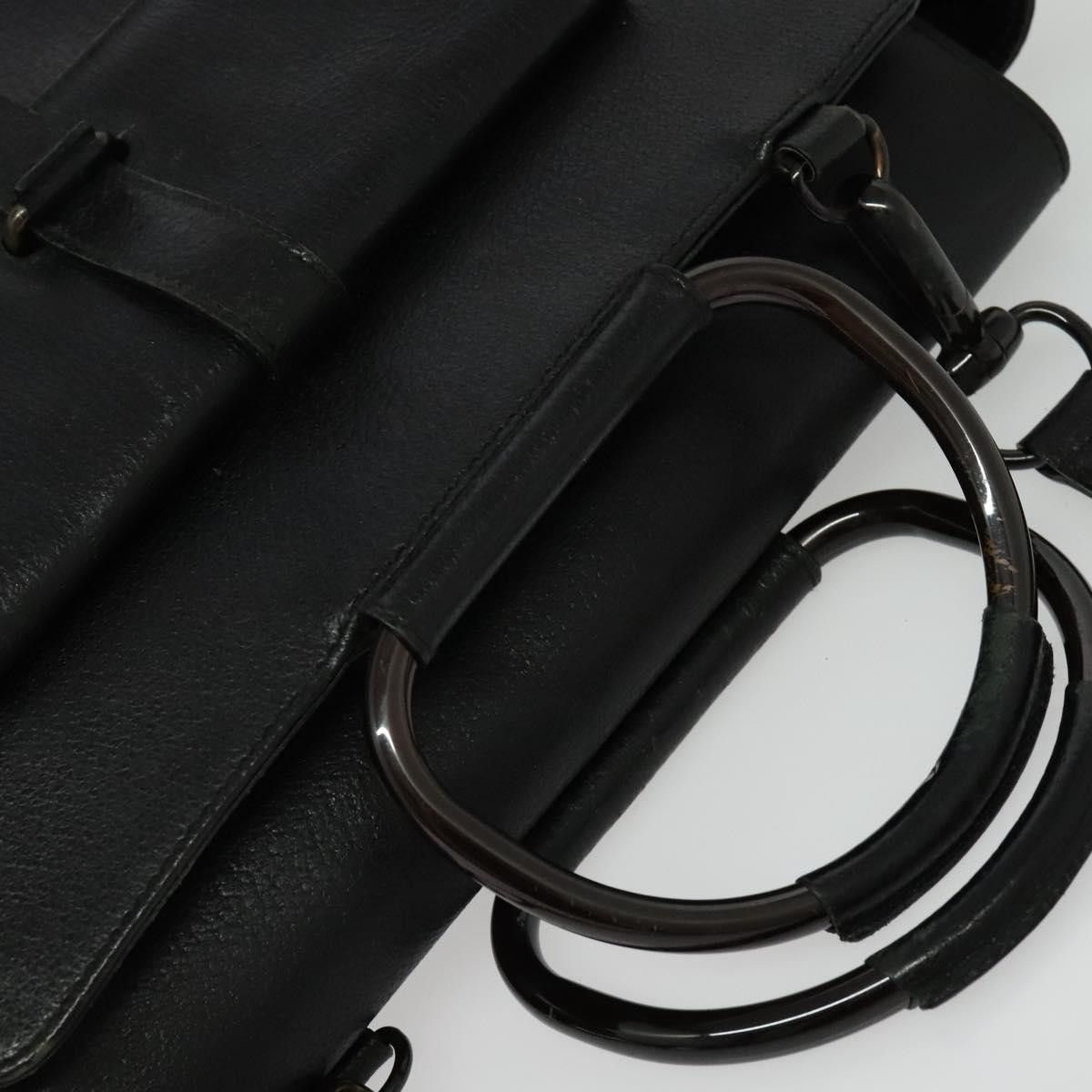 Gucci GUCCI Hand Bag Leather Black 000 2058 0307 6 Size ONE SIZE - 6 Thumbnail