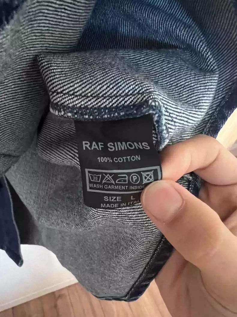 Raf Simons Raf Simons Denim branded shirt coat -2507 Size US L / EU 52-54 / 3 - 2 Thumbnail