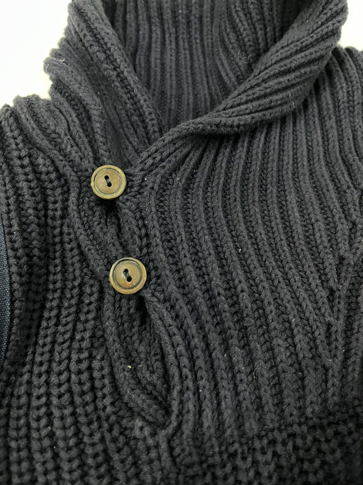 Polo Ralph Lauren × Vintage Polo Ralph Lauren Shawl Collar Knitwear Sweater Size XL Size US XL / EU 56 / 4 - 10 Thumbnail