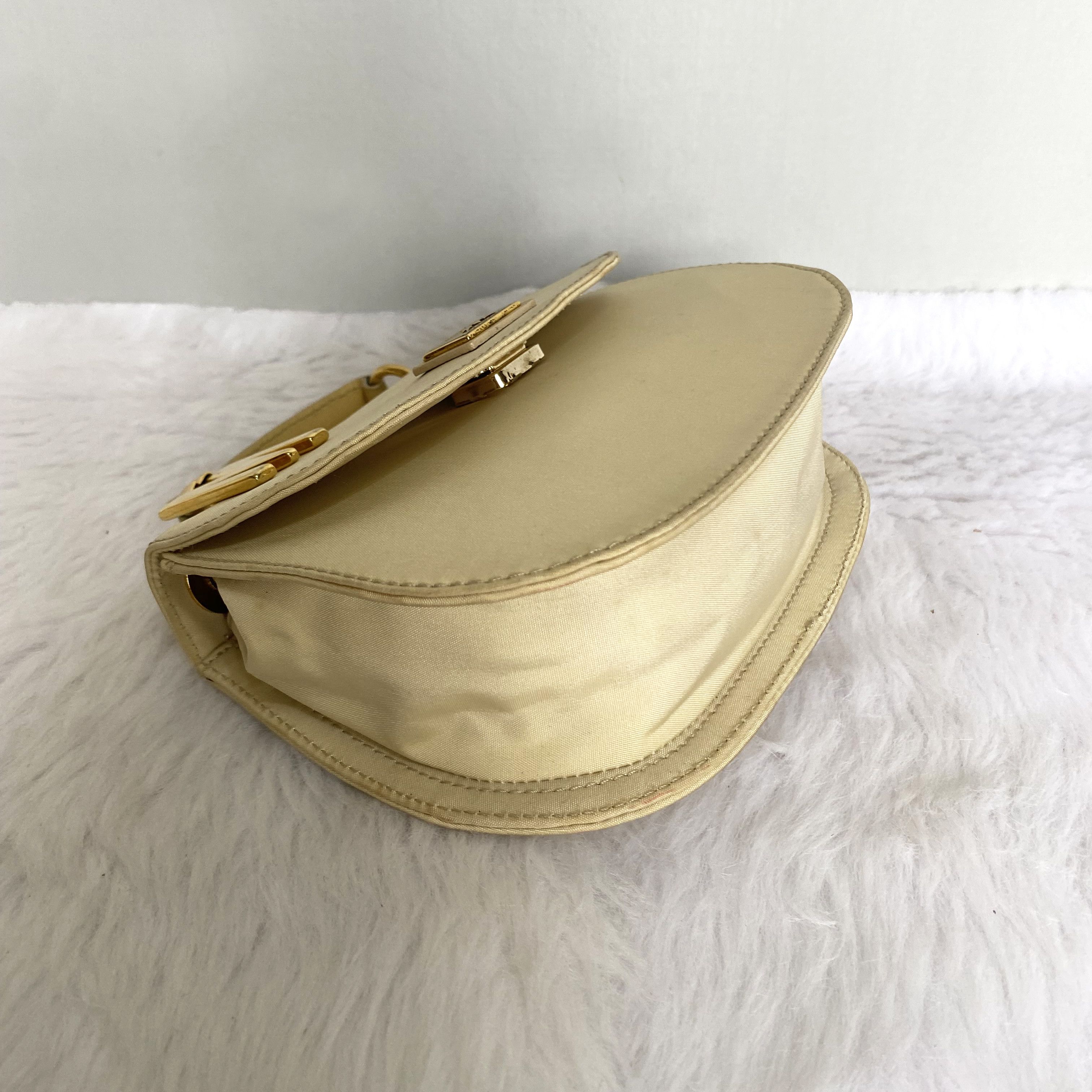 Moschino × Vintage MOSCHINO REDWALL Vintage Nylon & Leather Small Satchel Bag Size ONE SIZE - 8 Thumbnail