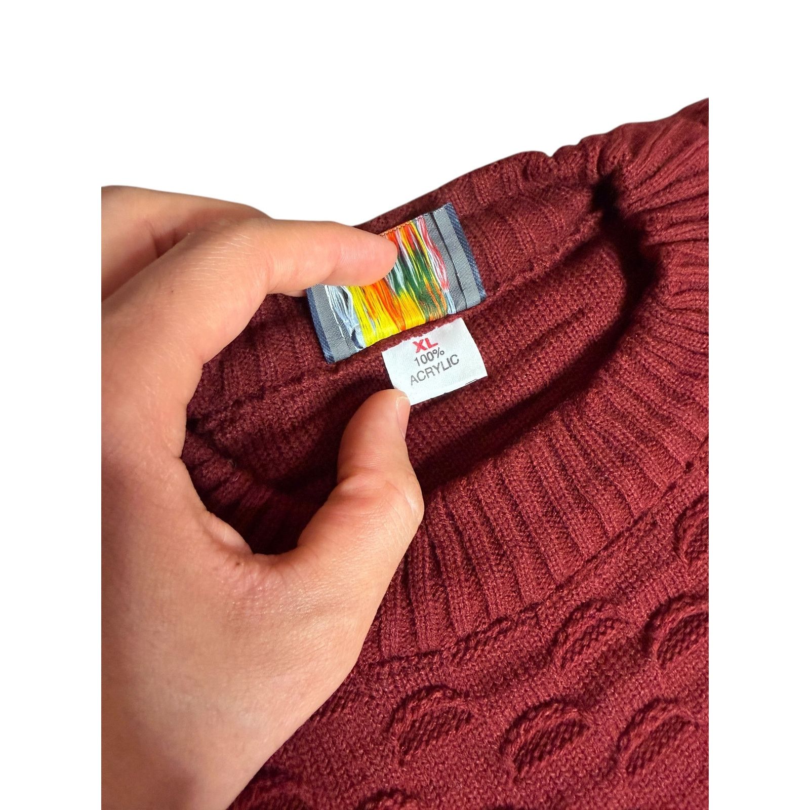 Coogi × Vintage Vintage 90s COOGI 3D Textured Knit Crewneck Sweater Size US XL / EU 56 / 4 - 5 Thumbnail