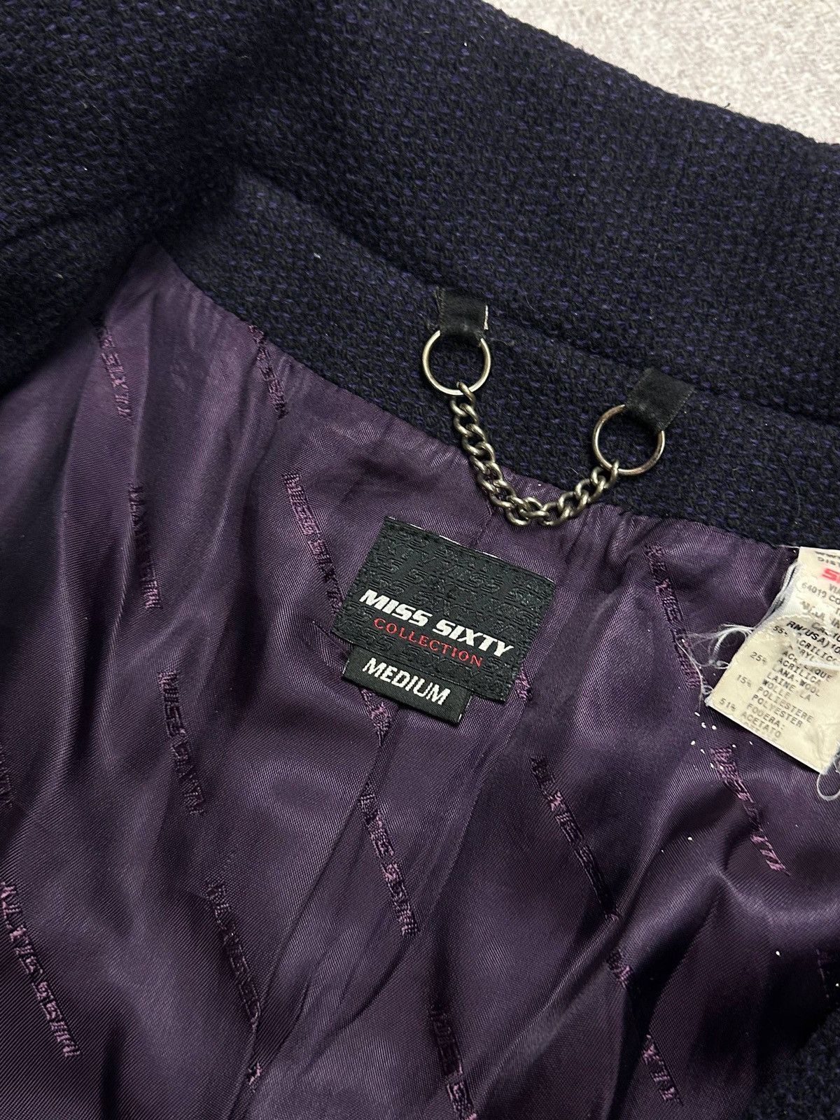 Miss Sixty Vintage Miss Sixty Womans Avantgarde Hysteric Trench Jacket Size M / US 6-8 / IT 42-44 - 5 Thumbnail