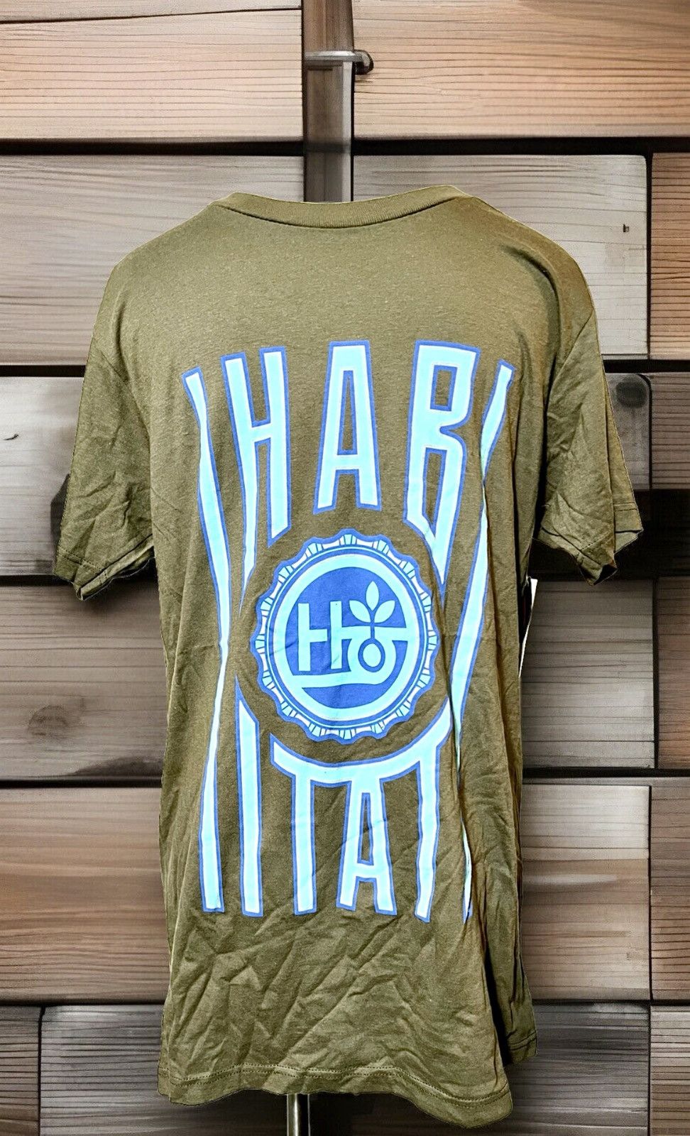 Designer Habitat Skateboards Men’s Pod Logo Military Green T- Shirt Size US M / EU 48-50 / 2 - 1 Thumbnail