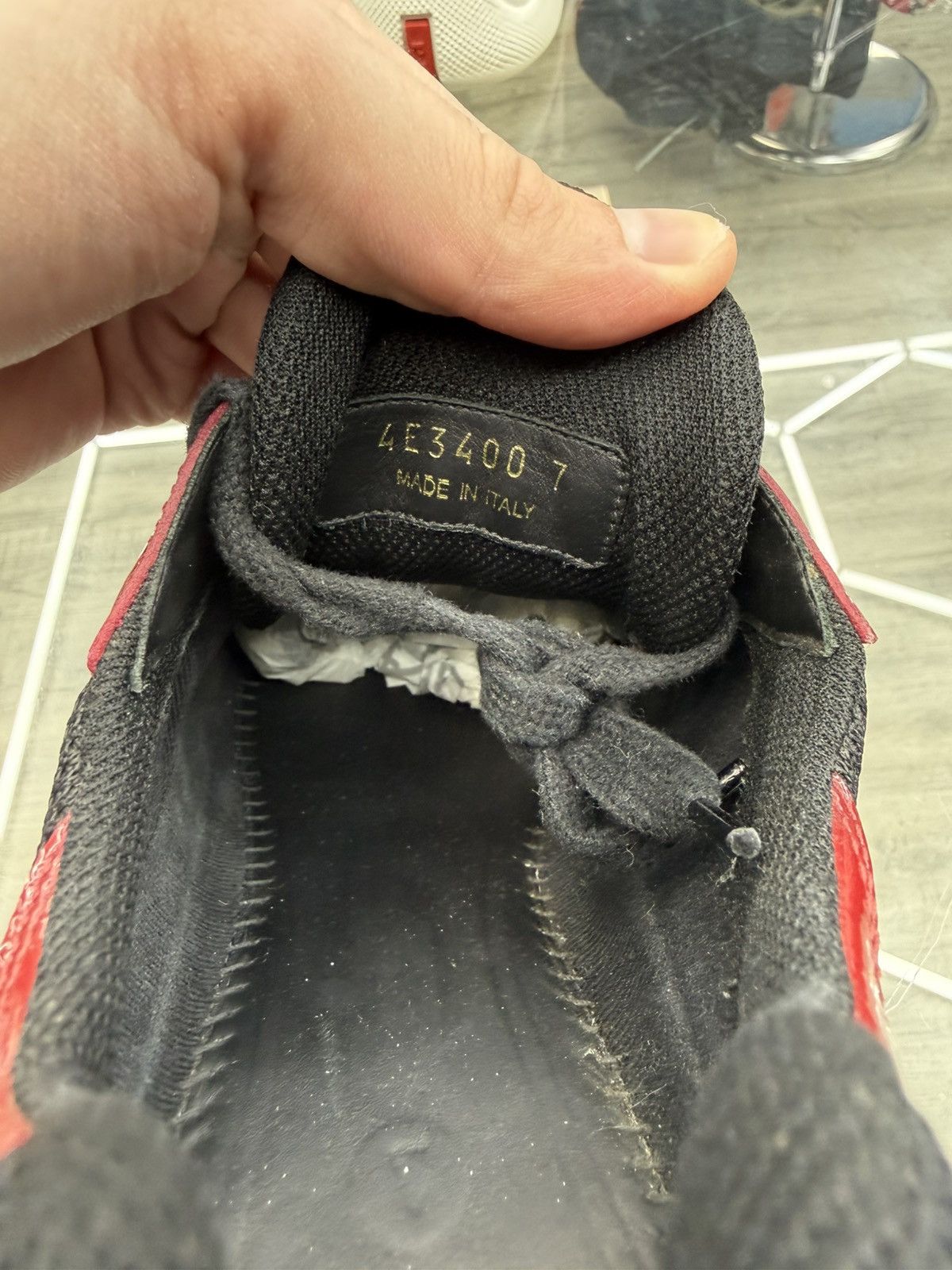 Prada Prada Cup Sneakers - Black/Red Size US 8 / EU 41 - 7 Thumbnail