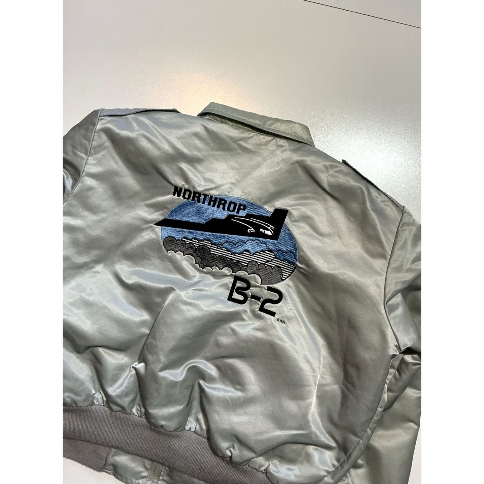 Vintage VINTAGE MacMurray USAF Northrop B-2 Stealth Bomber Satin Flight Jacket XL Mens Size US XL / EU 56 / 4 - 6 Thumbnail