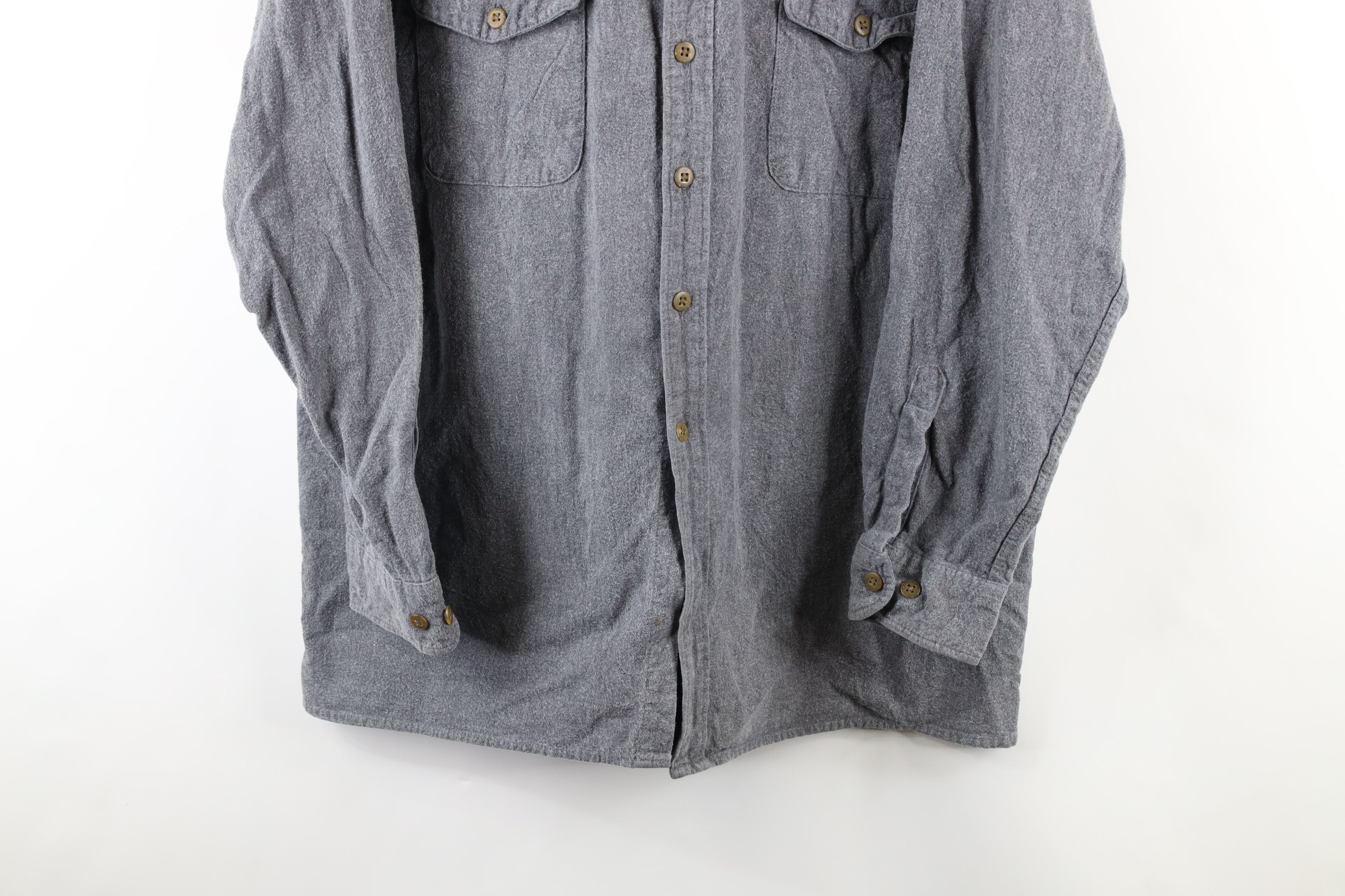 Vintage Vintage 90s Streetwear Chamois Cloth Button Shirt Size US XL / EU 56 / 4 - 3 Thumbnail