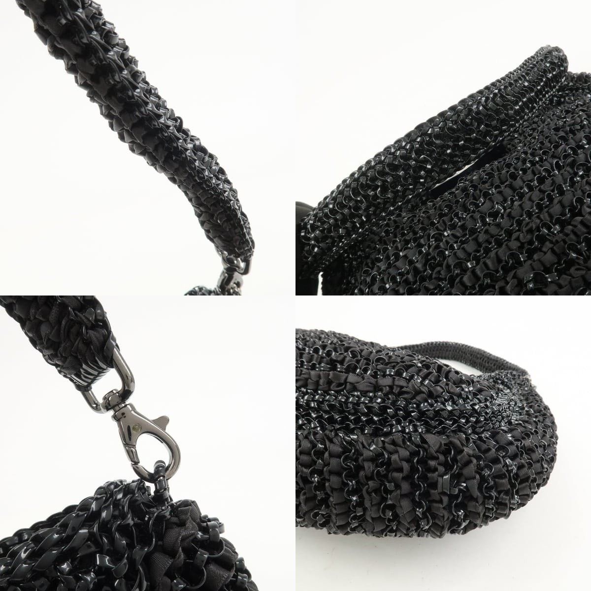 ANTEPRIMA Anteprima Wire Bag PVC Shoulder Black Size ONE SIZE - 4 Thumbnail