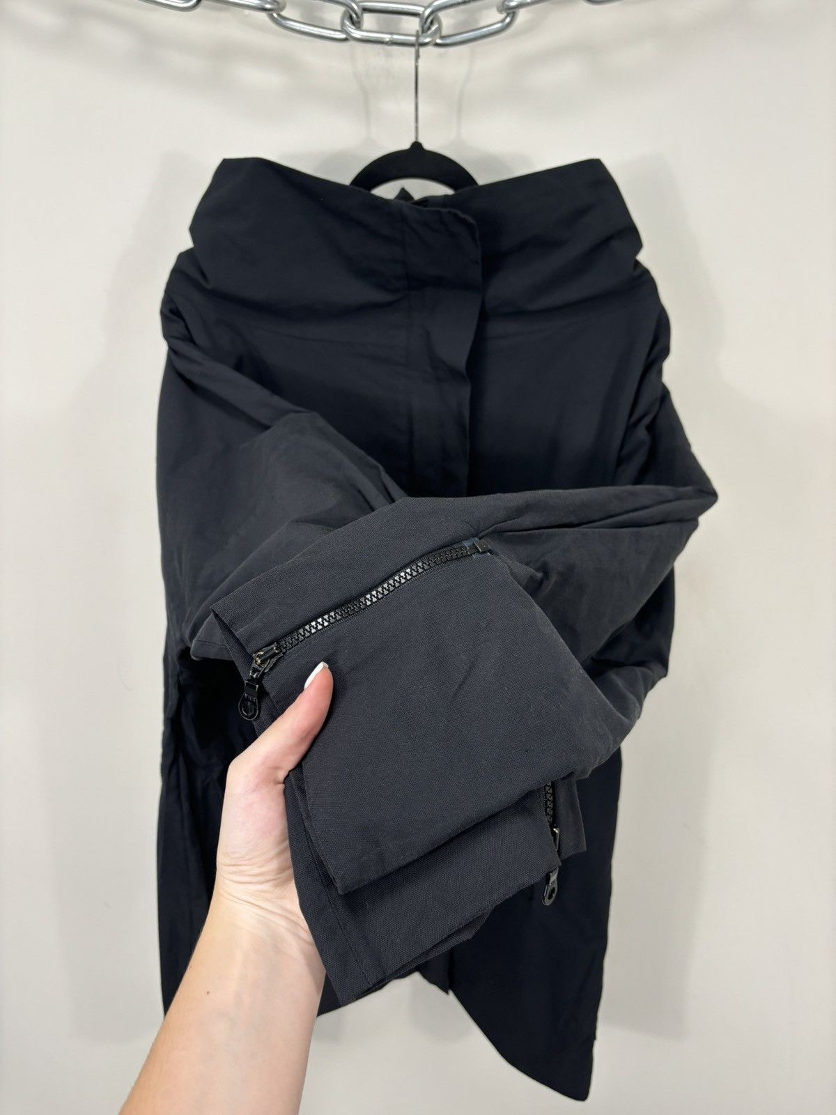 Annette Gortz Annette Gortz Women’s Avant Garde Side Zip Hype Black Jacket Size M / US 6-8 / IT 42-44 - 9 Thumbnail