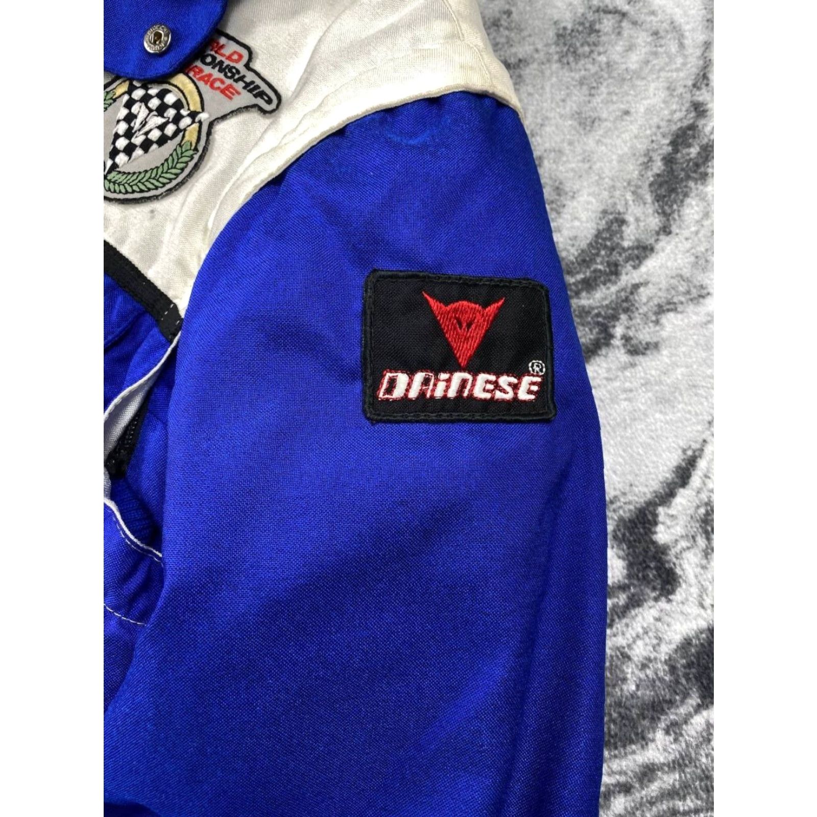 Dainese VINTAGE Dainese World Champion Racing 2 in 1 Bomber Jacket Men Size 46 Blue Size US S / EU 44-46 / 1 - 2 Thumbnail