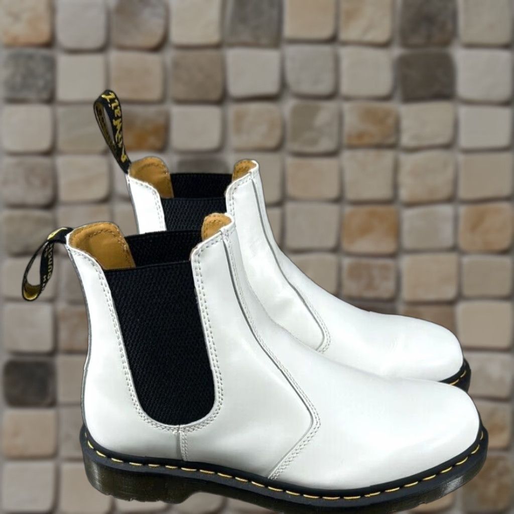 Ankle Boots White White Chelsea Doc Martens VINTAGE Martens