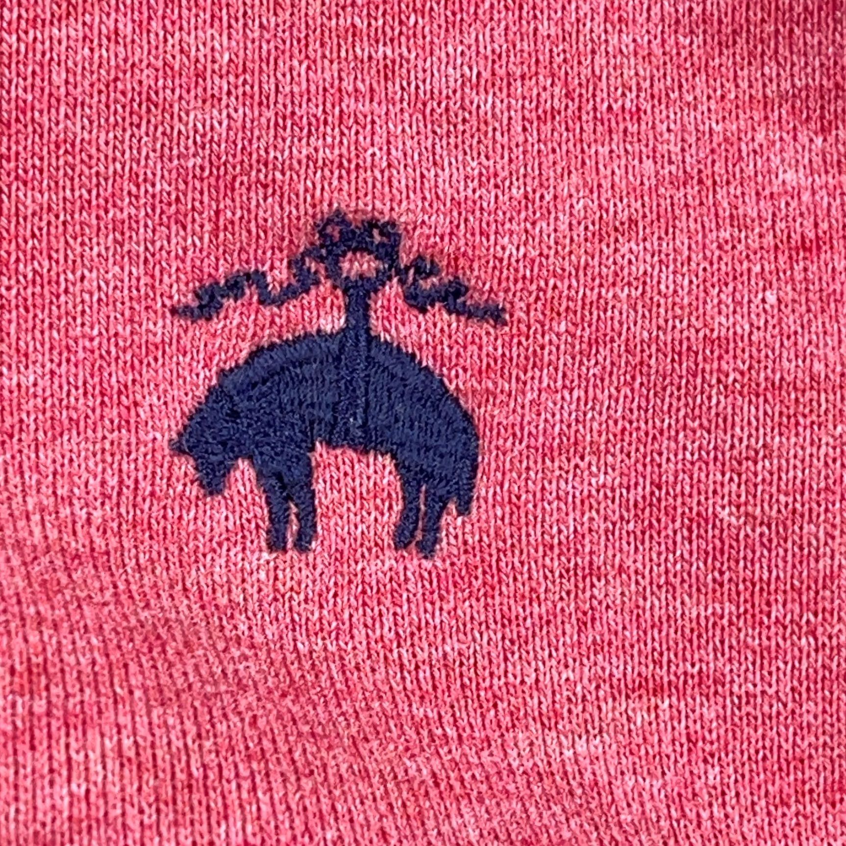 Brooks Brothers VINTAGE Brooks Brothers Sweater Men XL Pink Pullover Henley Sweatshirt Pockets Knit Logo Modern Preppy Sports Size US XL / EU 56 / 4 - 3 Thumbnail