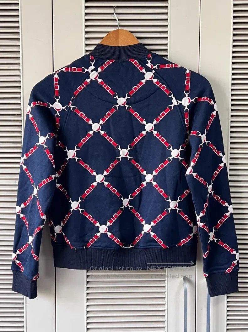 Hermes Hermes Women's chain print jacket, blue Size XXS / US 00 / IT 34 - 2 Thumbnail