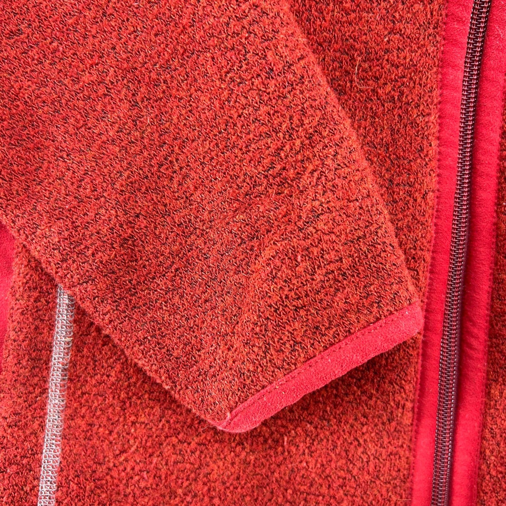 Vintage Kuhl Jacket Womens M Red Full Zip Fleece Solid Outdoor Casual Spring Winter Jacket Size M / US 6-8 / IT 42-44 - 2 Thumbnail