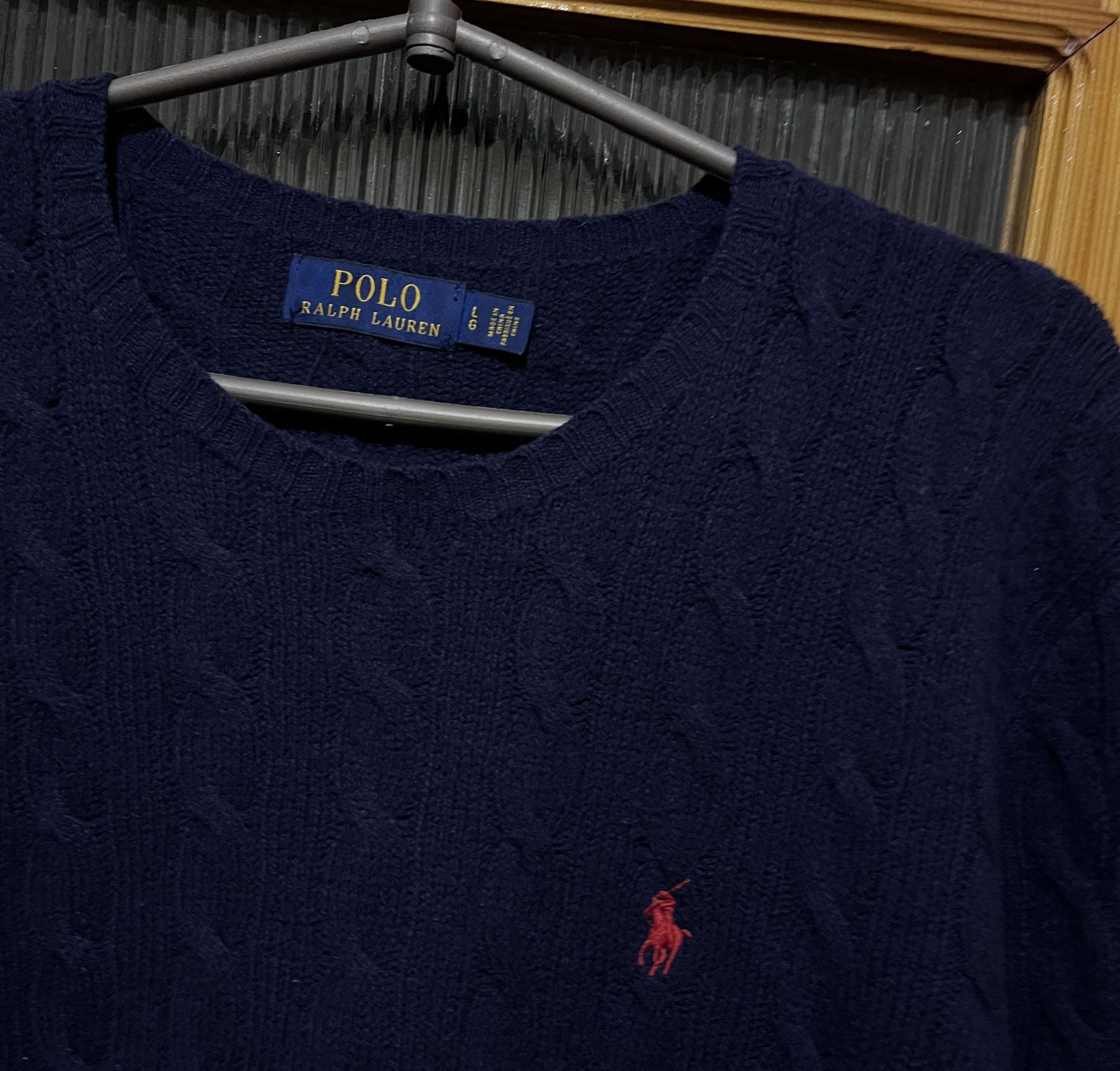 Polo Ralph Lauren Luxury Polo Ralph Lauren Wool Cashmere Sweater Size US L / EU 52-54 / 3 - 3 Thumbnail