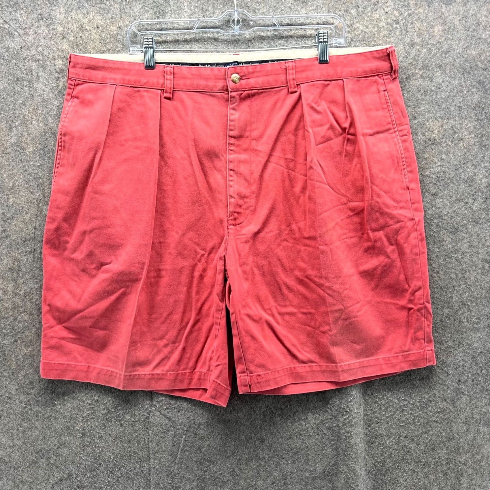 Polo Ralph Lauren Vintage Ralph Lauren Shorts Mens 42 Pink Chino Pleated Cotton Pony Classic Golf Size US 42 / EU 58 - 2 Thumbnail