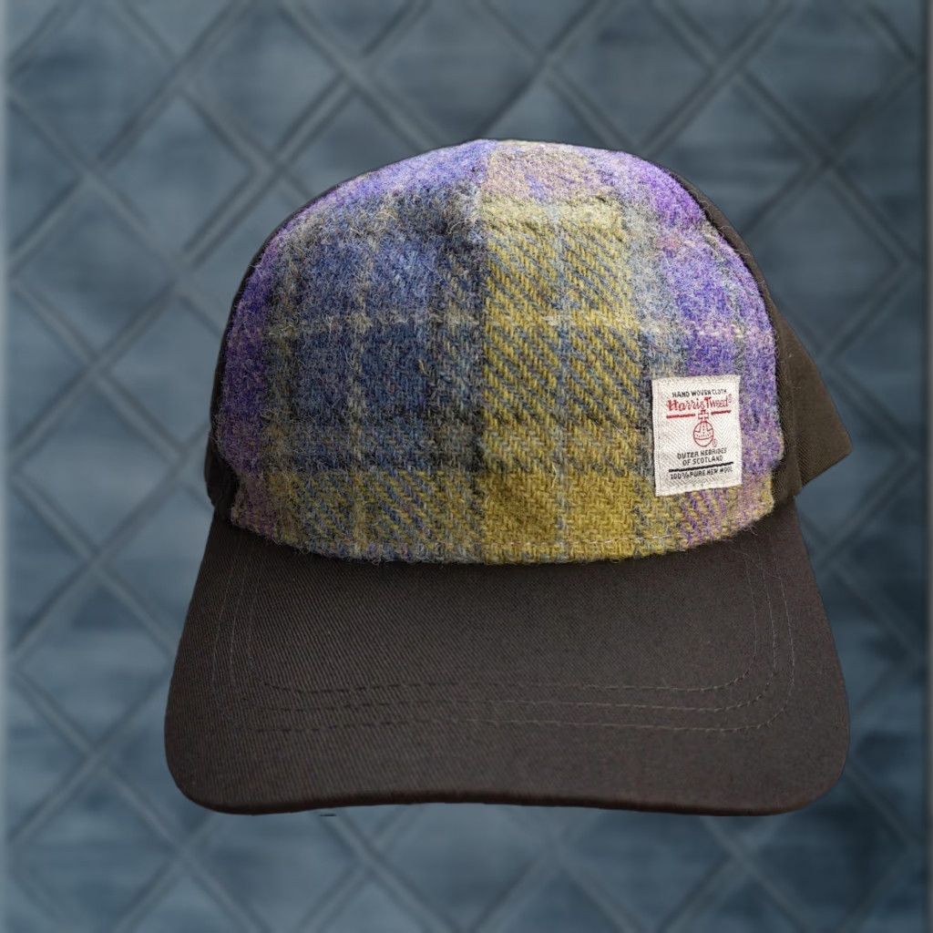 Harris Tweed Glen Appin Hat Cap Strap Back Harris Tweed Wool Plaid Mens Scotland Baseball Cap One Size Black Wool Plaid Tweed Harris Tweed Mens Scotland Size ONE SIZE - 1 Thumbnail