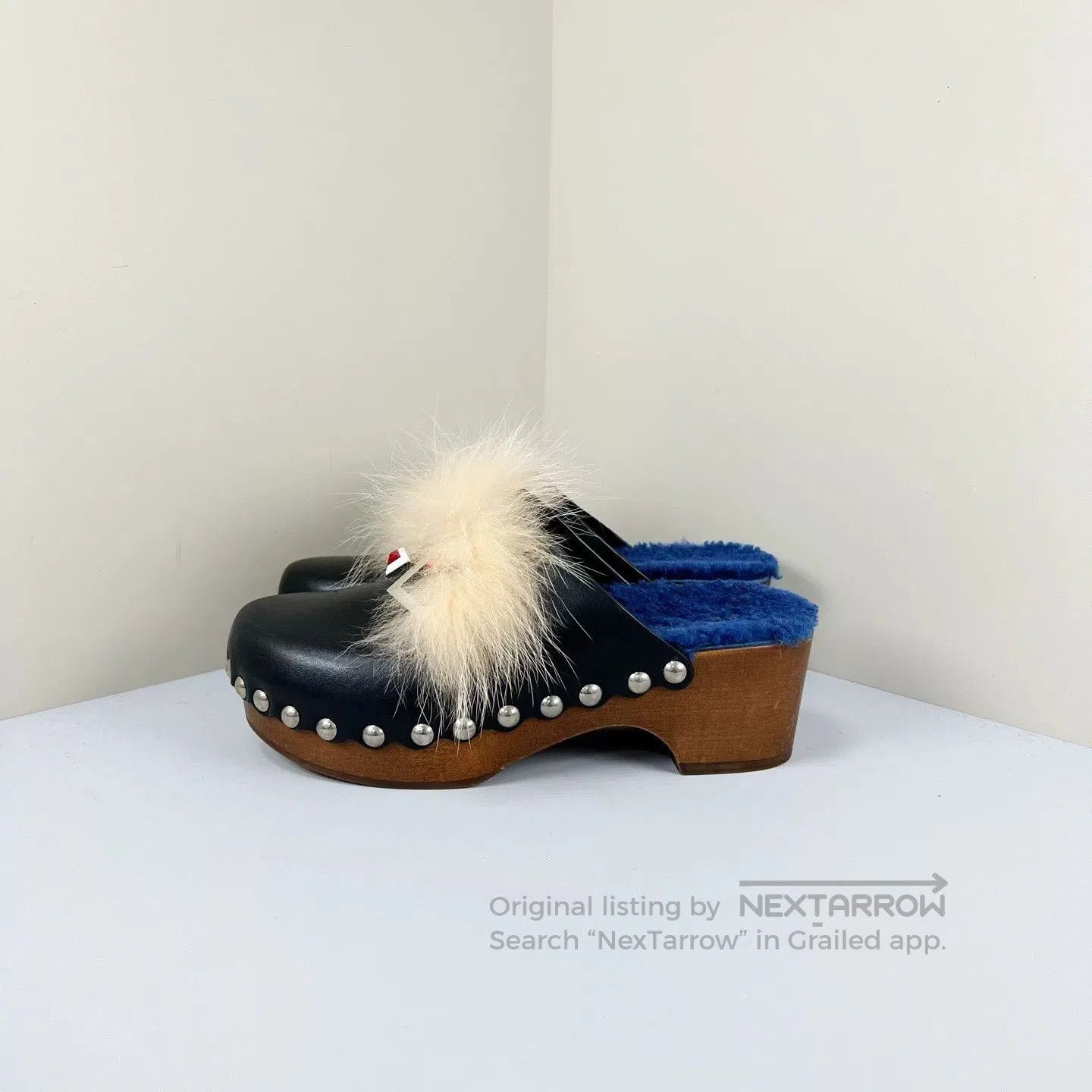 Fendi Fendi Monster Fur Slippers. Size US 5 / IT 35 - 2 Thumbnail