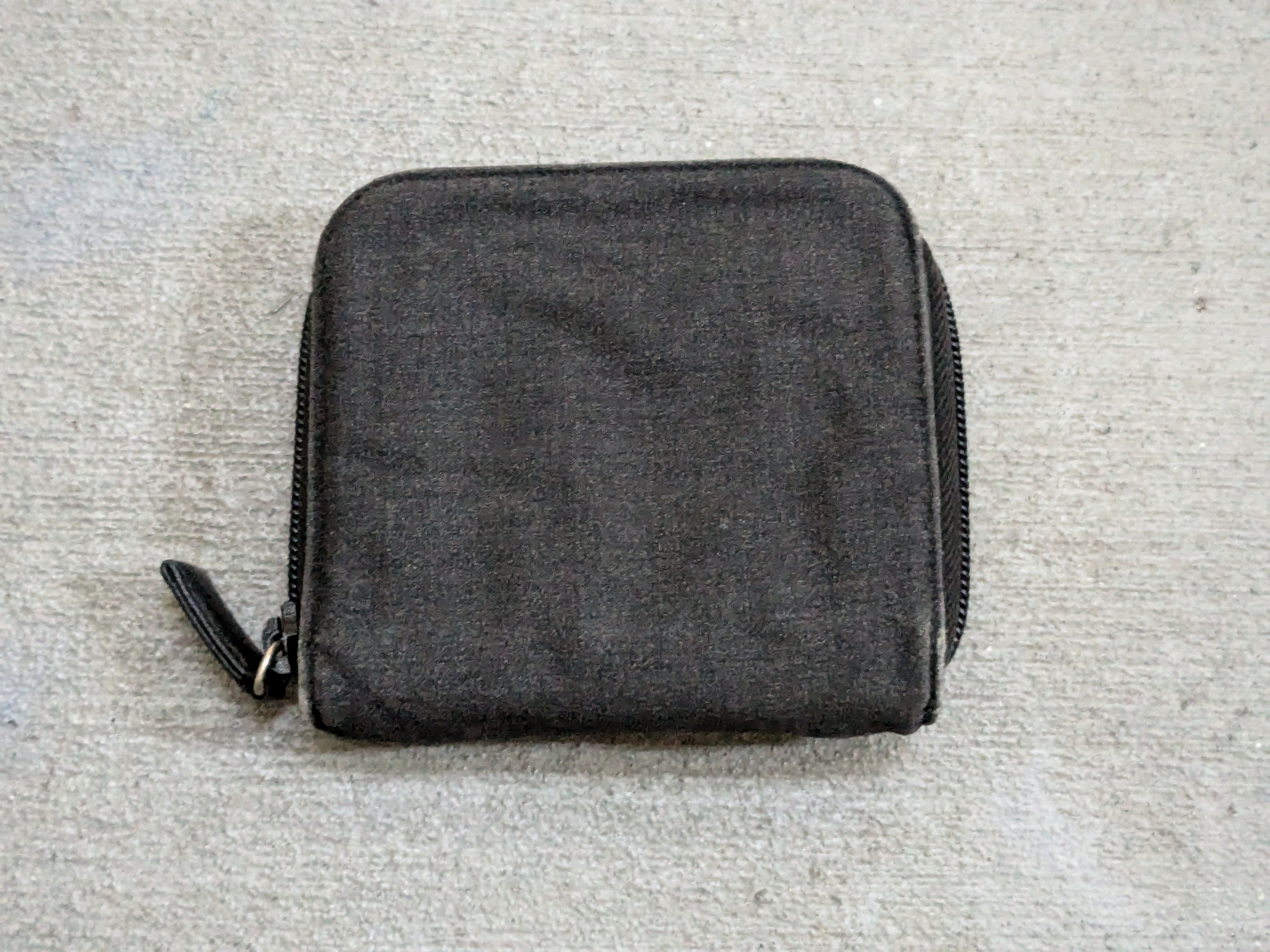 Prada Prada Wallet Black Denim Zip Around Size ONE SIZE - 5 Thumbnail
