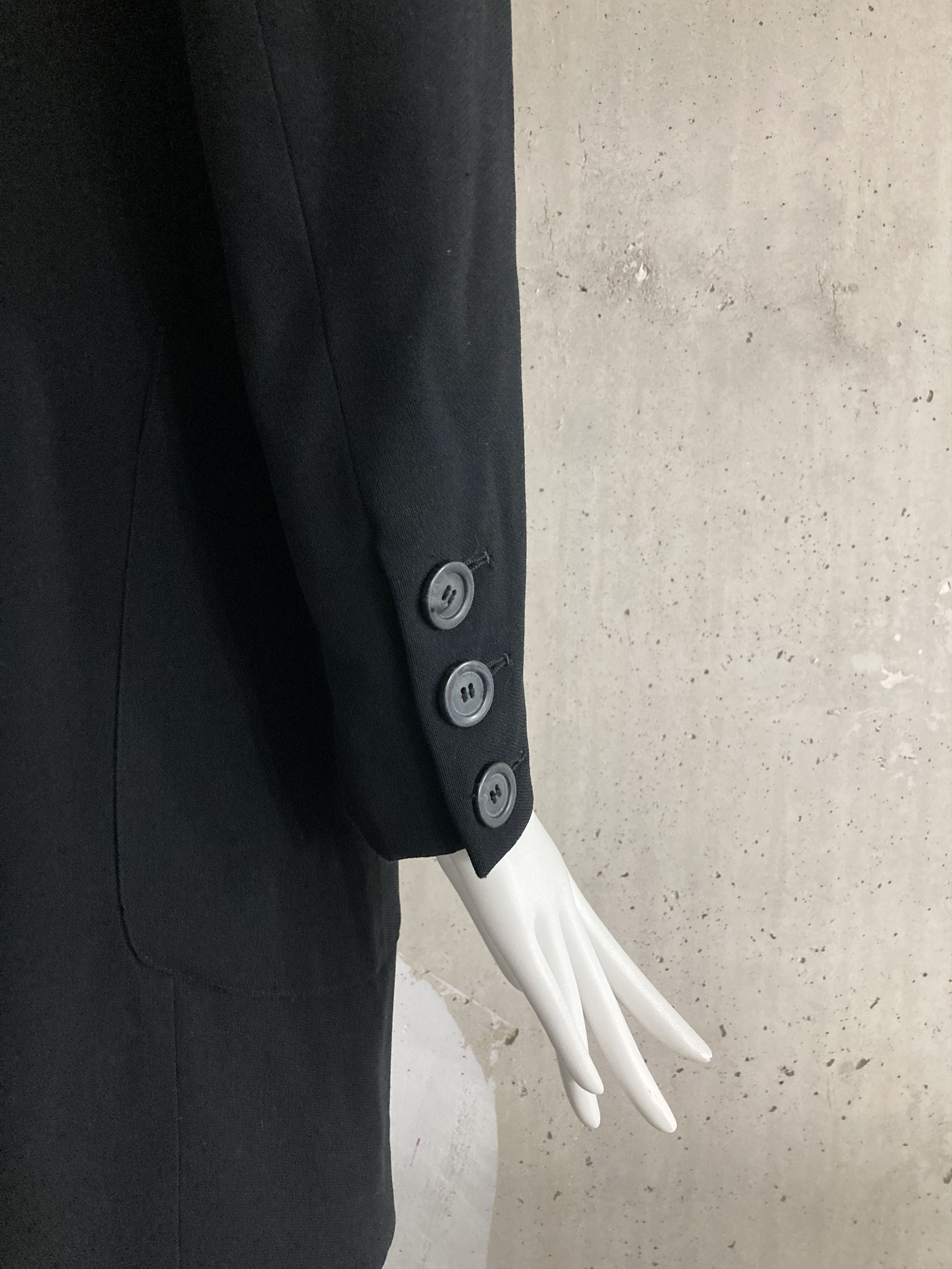 Ann Demeulemeester FW1992 Archive Double Breasted Coat Size S / US 4 / IT 40 - 10 Thumbnail