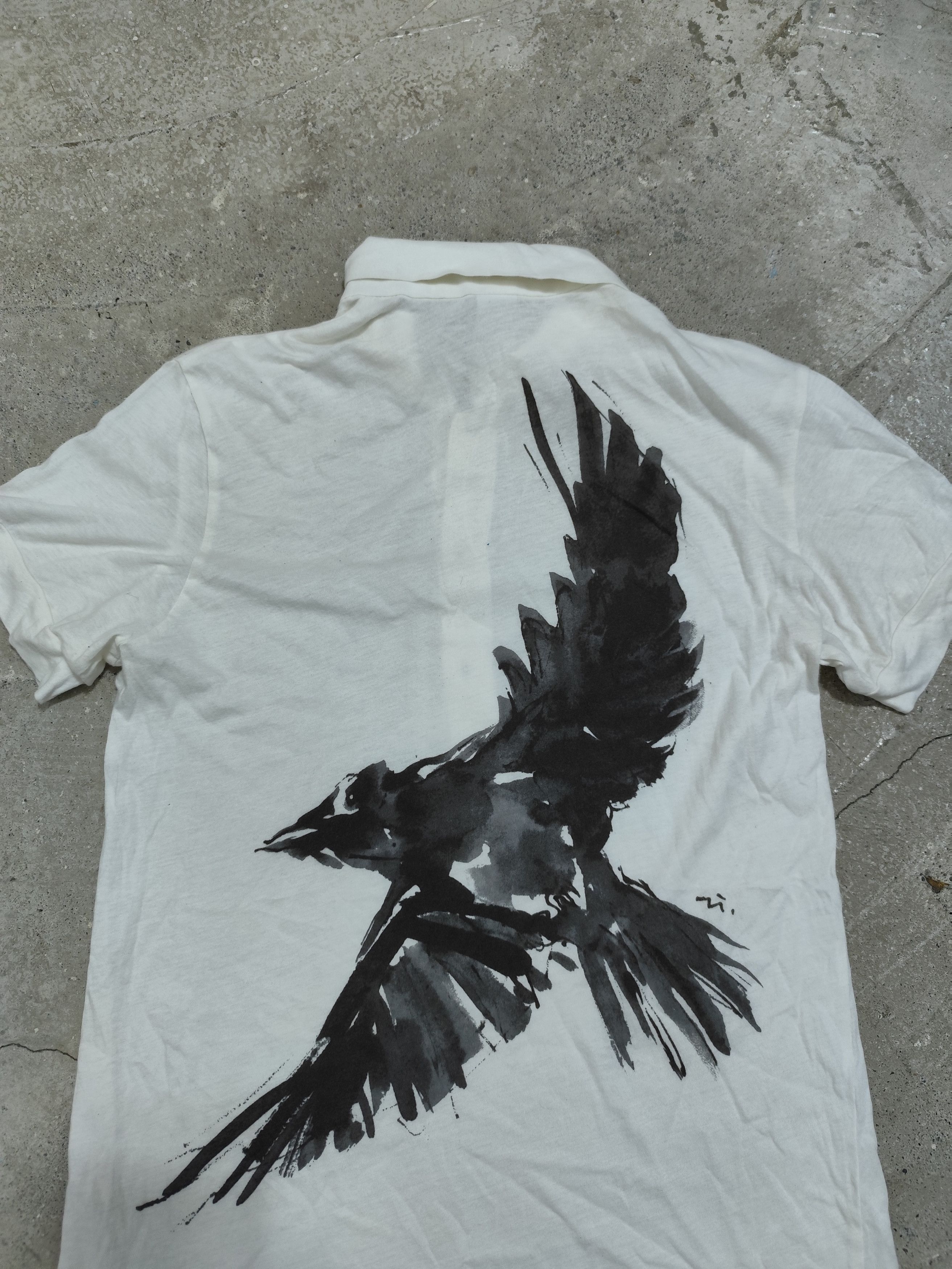 Yohji Yamamoto Vintage ys yohji yamamoto abstract bird painting Size S / US 4 / IT 40 - 6 Thumbnail