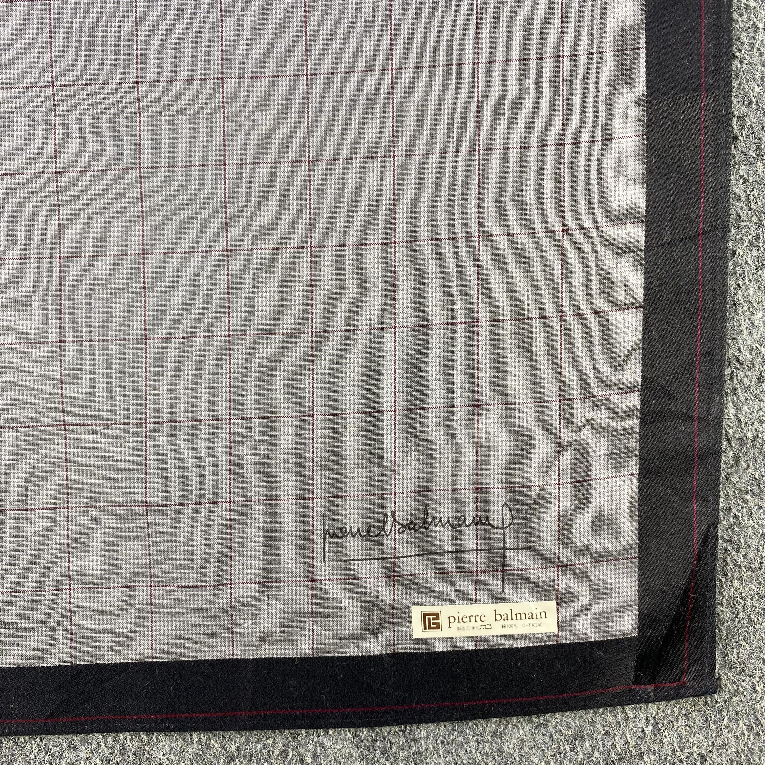 Pierre Balmain × Vintage Pierre Balmain Handkerchief/Neckerchief/Bandana HC692 Size ONE SIZE - 3 Thumbnail