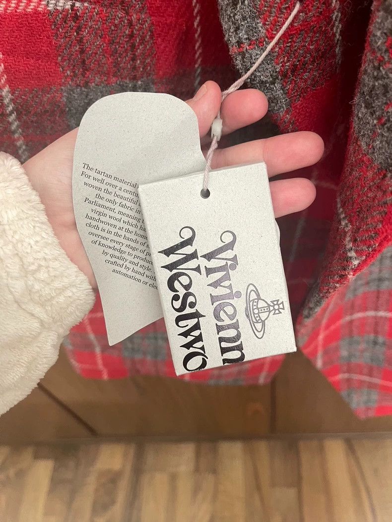 Other Vivienne Westwood A red checkered coat Size L / US 10 / IT 46 - 3 Thumbnail