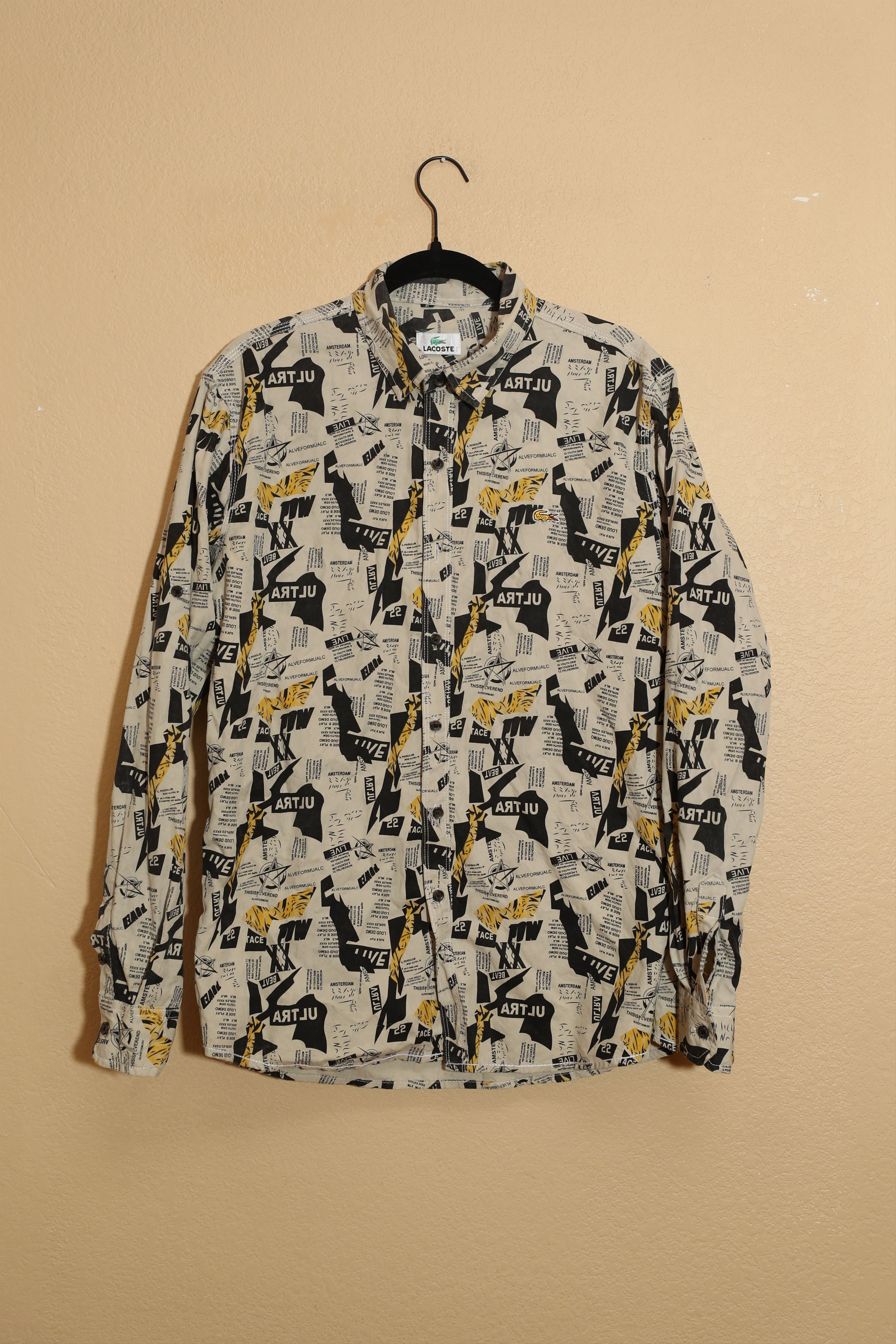 Lacoste Vintage Lacoste Ultra Live LS Shirt (L) Size US L / EU 52-54 / 3 - 1 Thumbnail