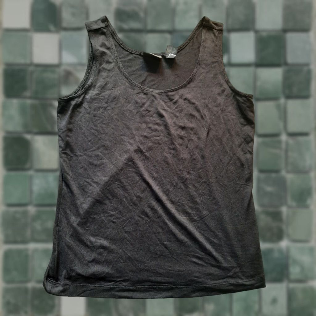 Vintage CHICO'S Tank Top Womens Size 0 Black Nylon Spandex Shirt Shirt Size XS / US 0-2 / IT 36-38 - 1 Thumbnail