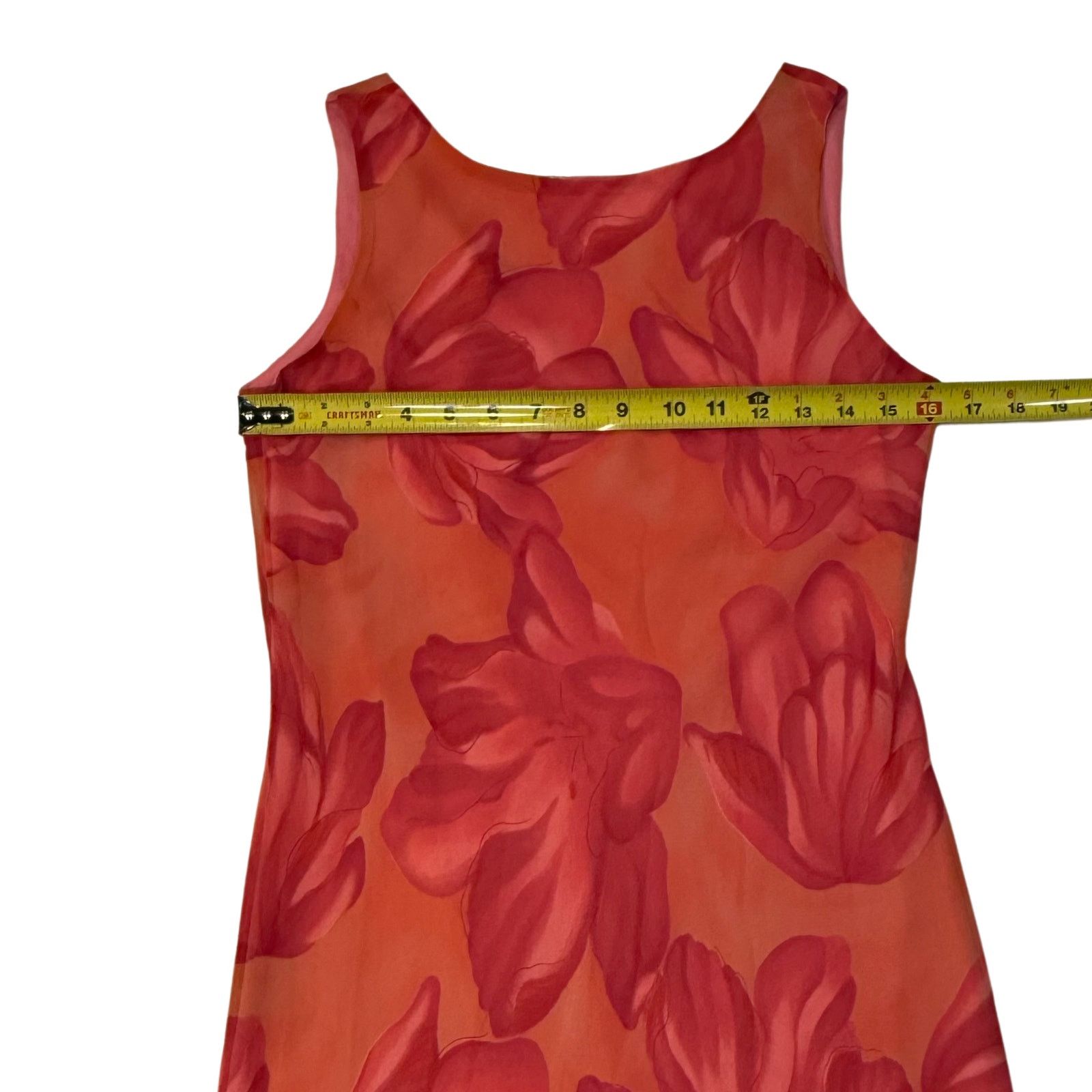 Vintage Vintage Alyn Paige Floral Y2K Drop Waist Flowy Dress | 4 Size S / US 4 / IT 40 - 5 Thumbnail
