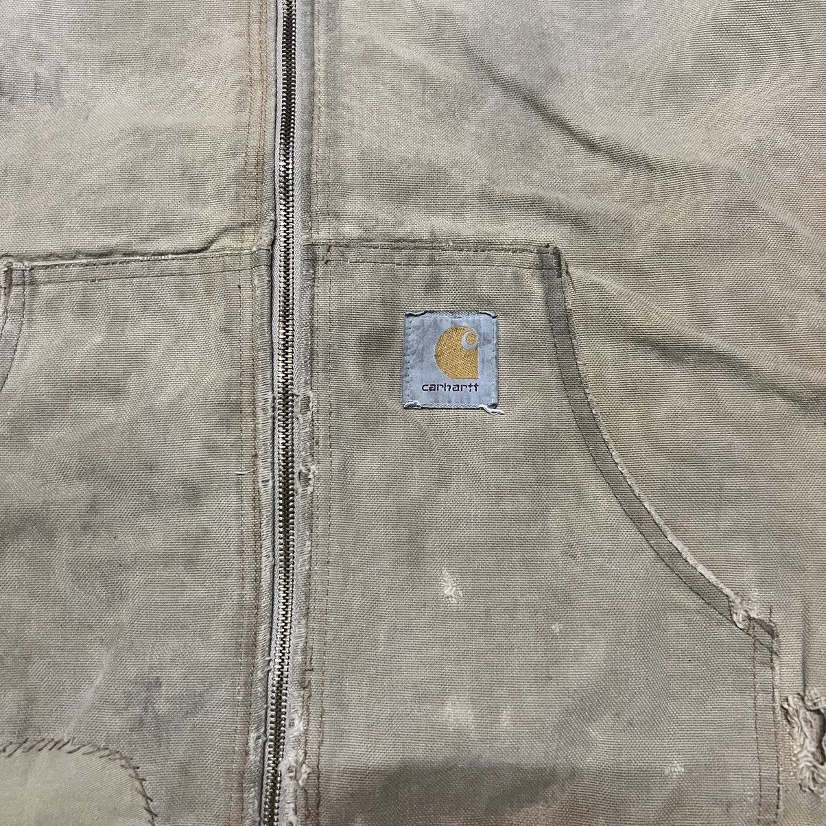 Carhartt Vintage Carhartt Hoodie Distressed Condition Size US XXL / EU 58 / 5 - 6 Thumbnail