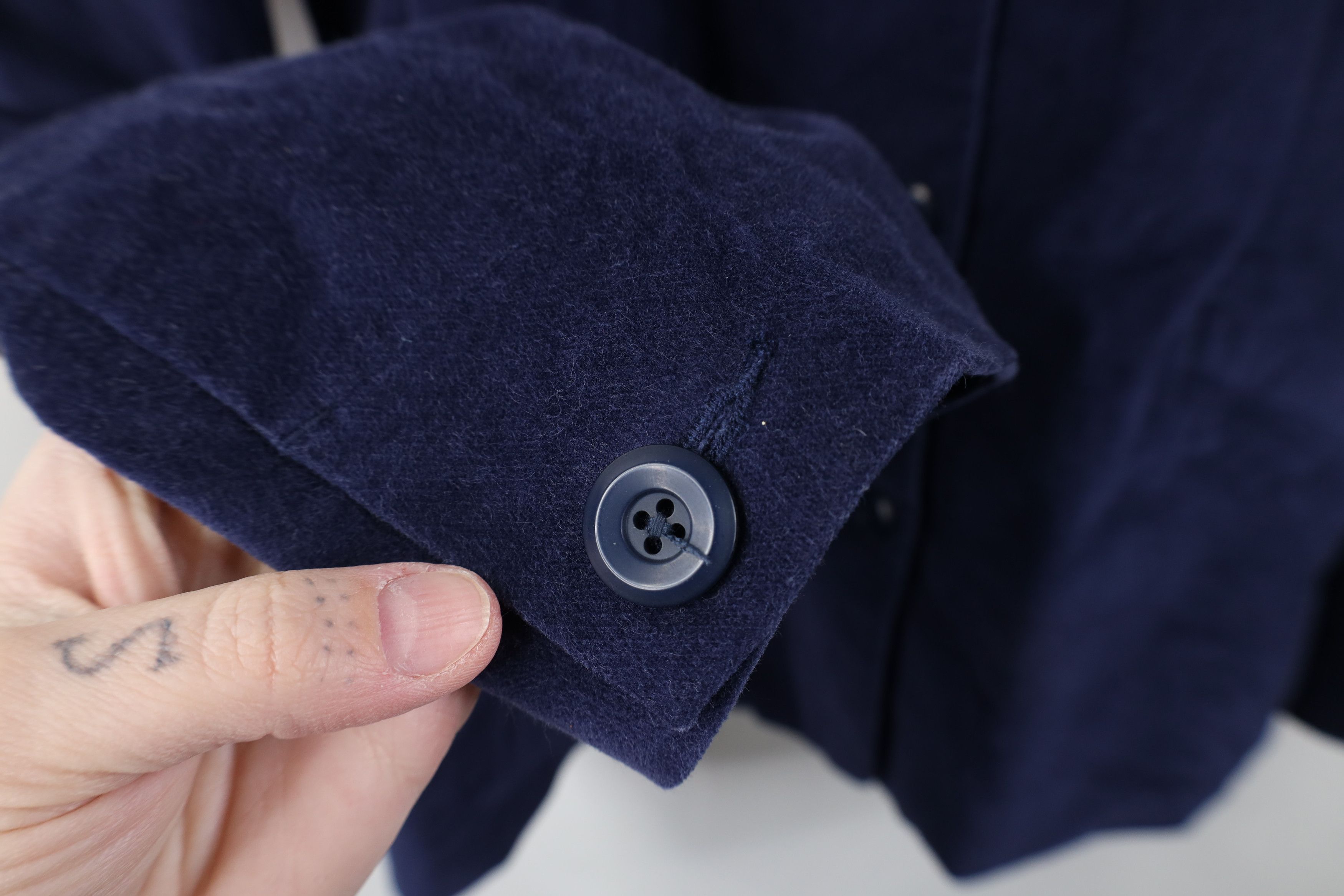 L.L. Bean Deadstock Vintage LL Bean Velour Suit Blazer Jacket Blue Size 3XL / US 20-22 - 6 Thumbnail